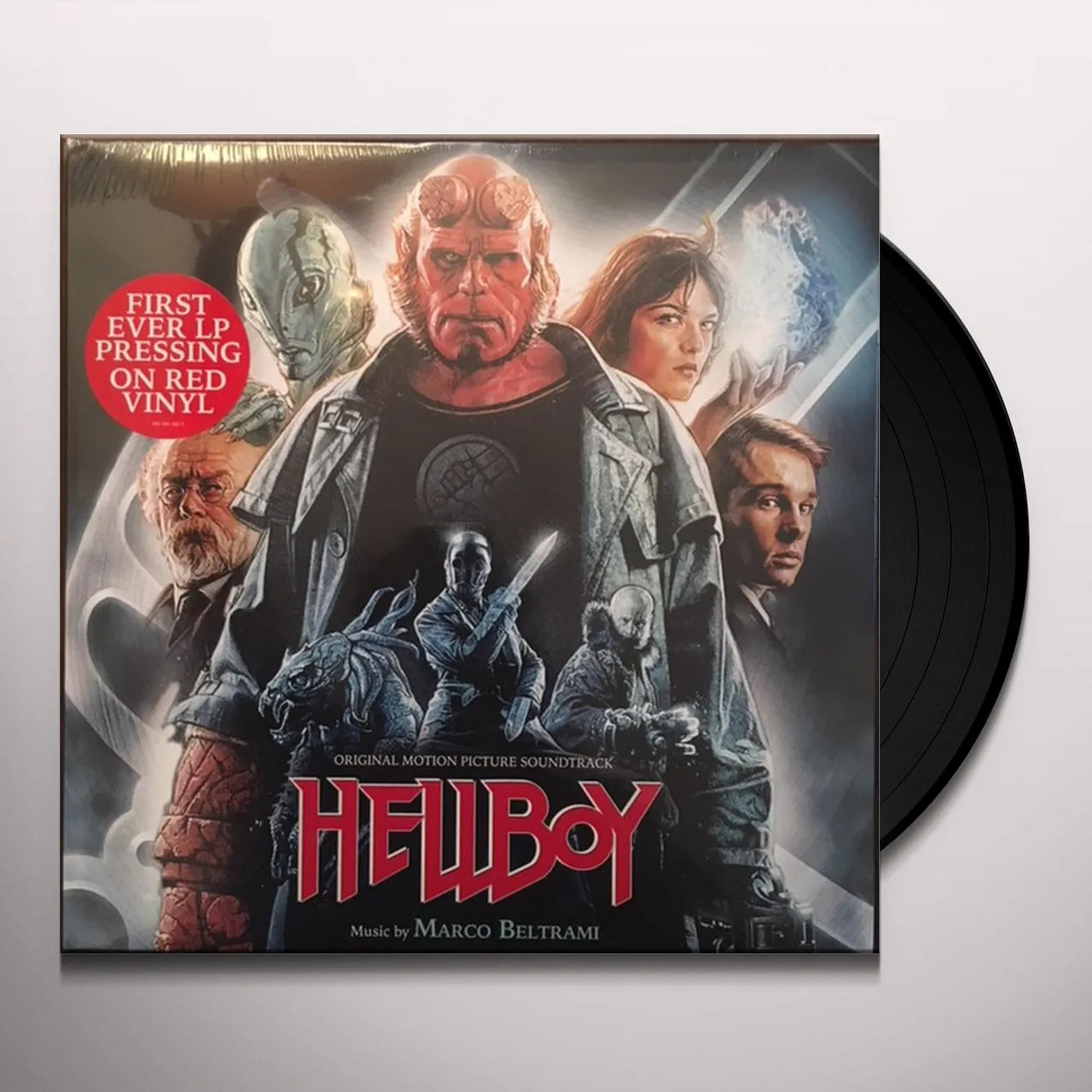 Marco Beltrami HELLBOY (ORIGINAL MOTION PICTURE SOUNDTRACK) (RED VINYL) Vinyl Record