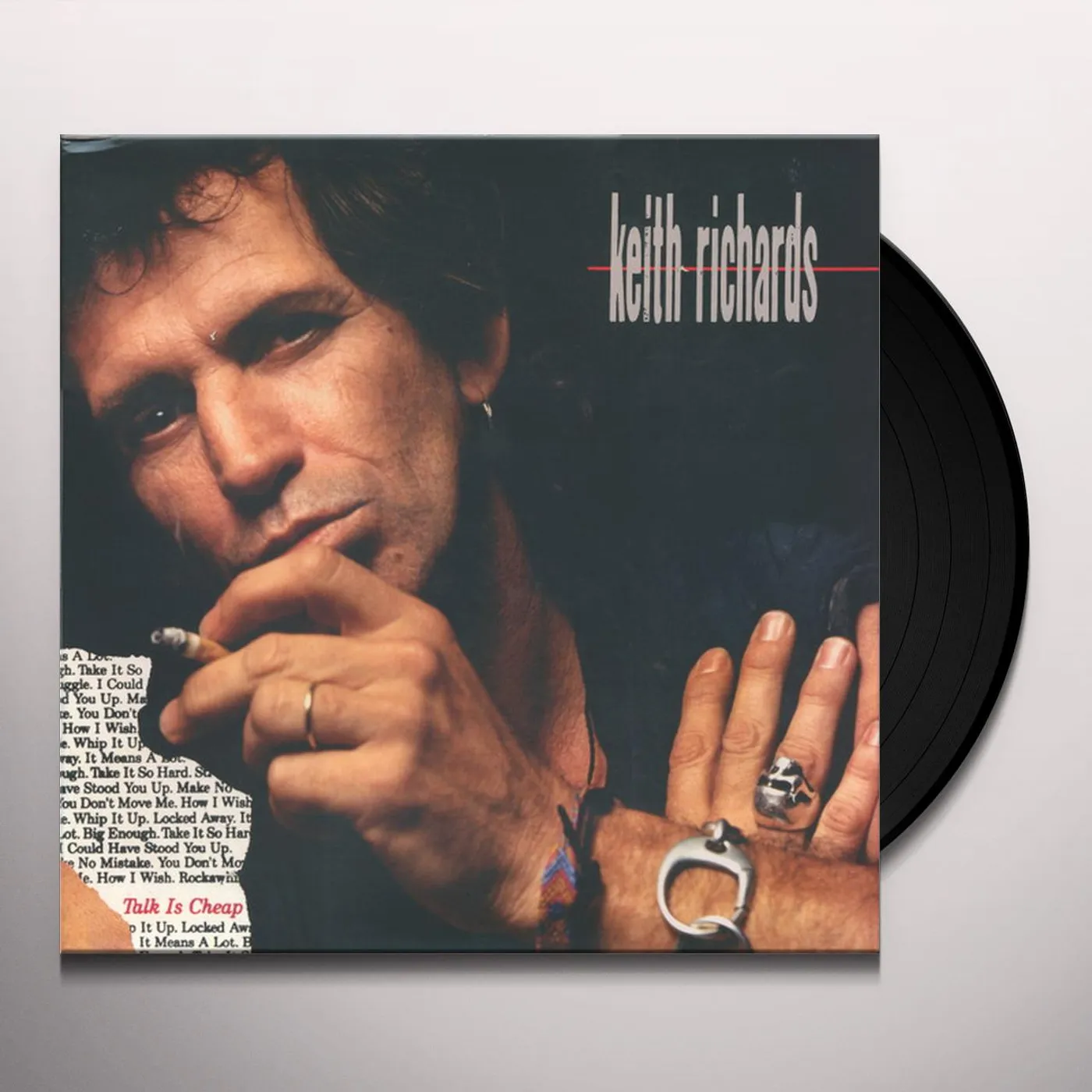Keith Richards Talk Is Cheap Vinyl Record