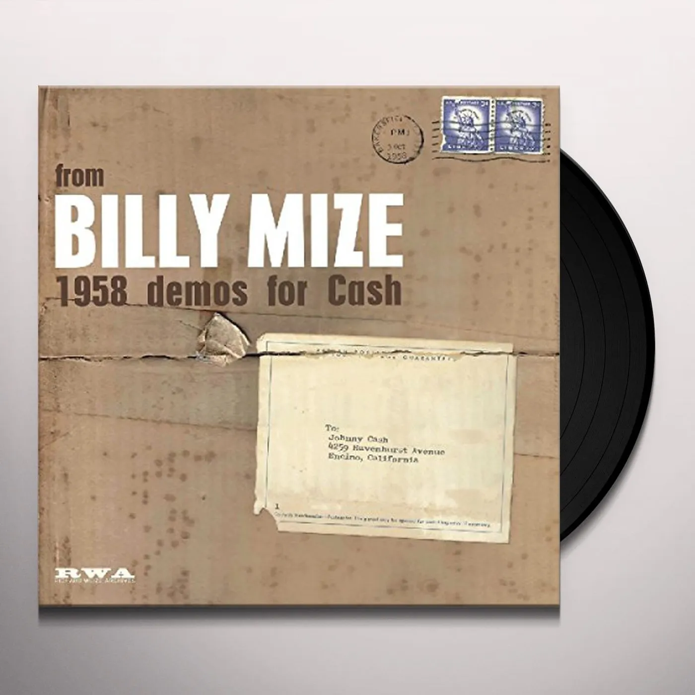 Billy Mize 1958 Demos For Cash Vinyl Record