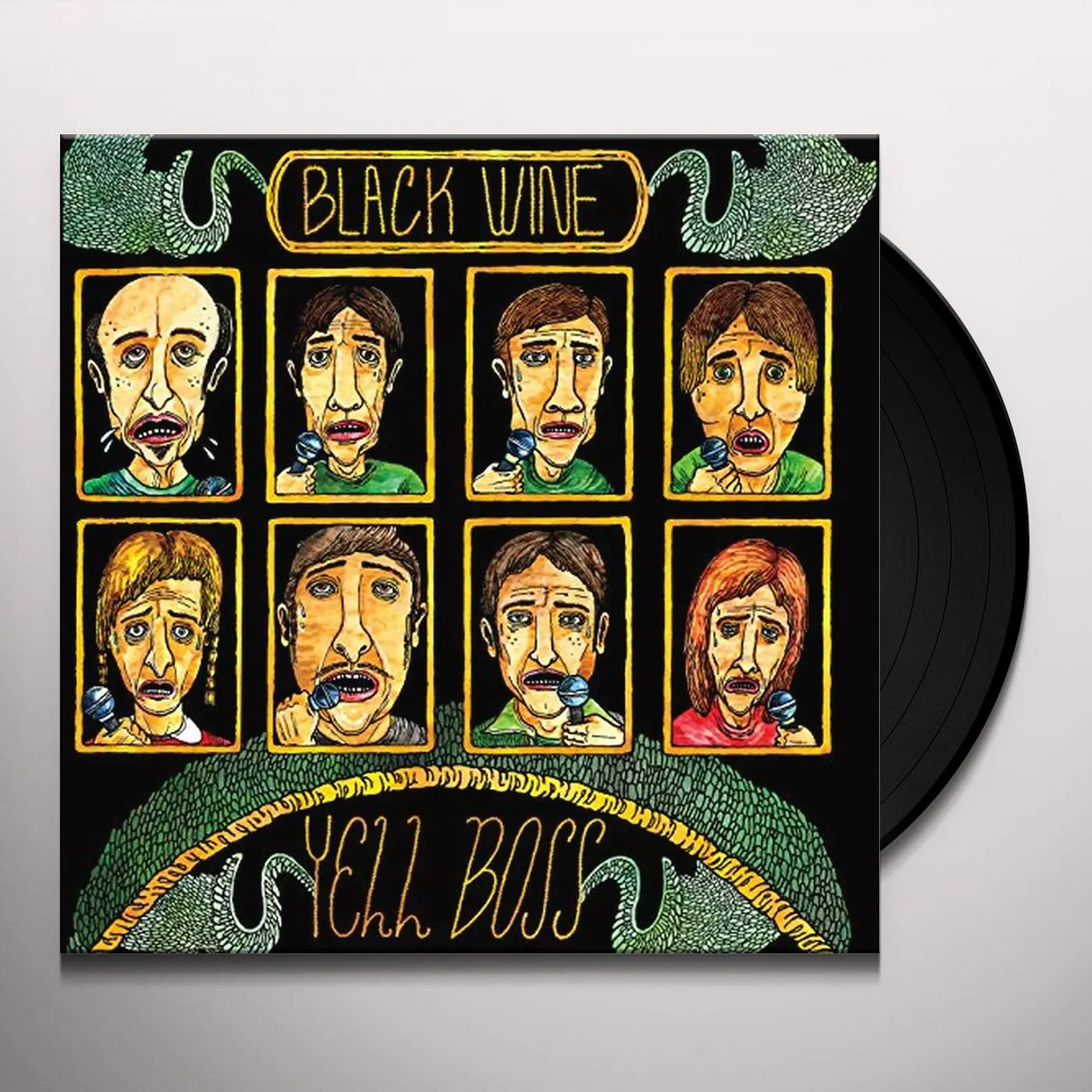 Black Wine Yell Boss Vinyl Record