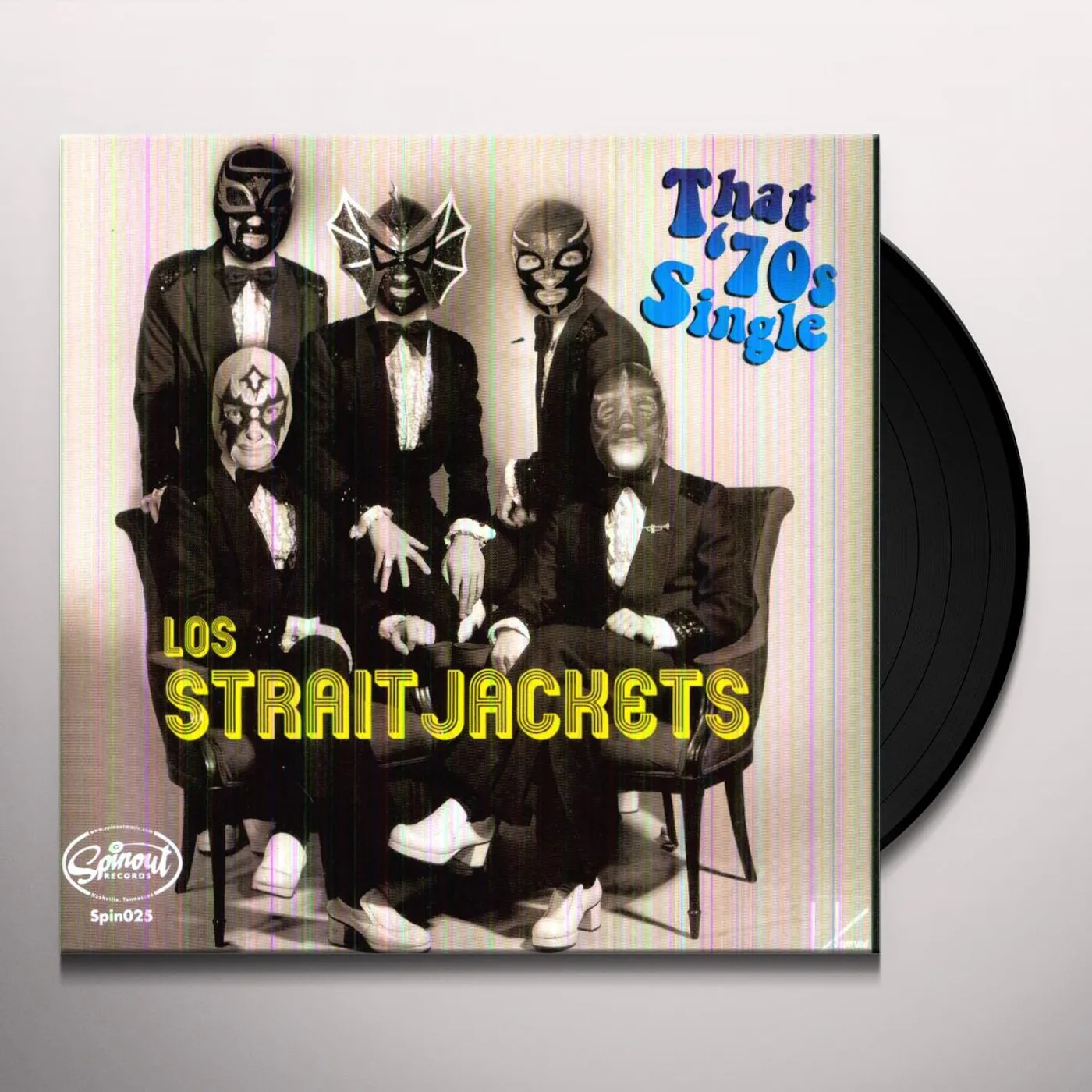 Los Straitjackets SURF 49/RAINY NIGHT IN GEORGIA Vinyl Record