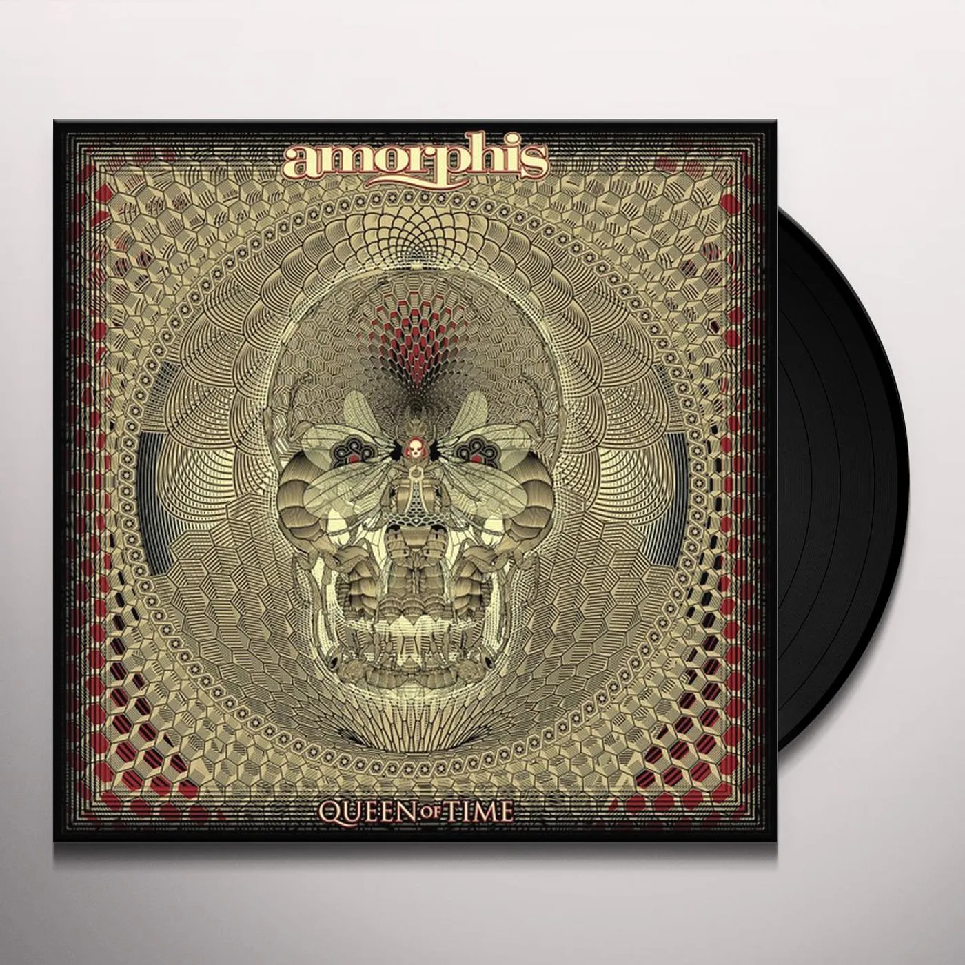Amorphis QUEEN OF TIME - Limited Edition Red Colored Vinyl Record