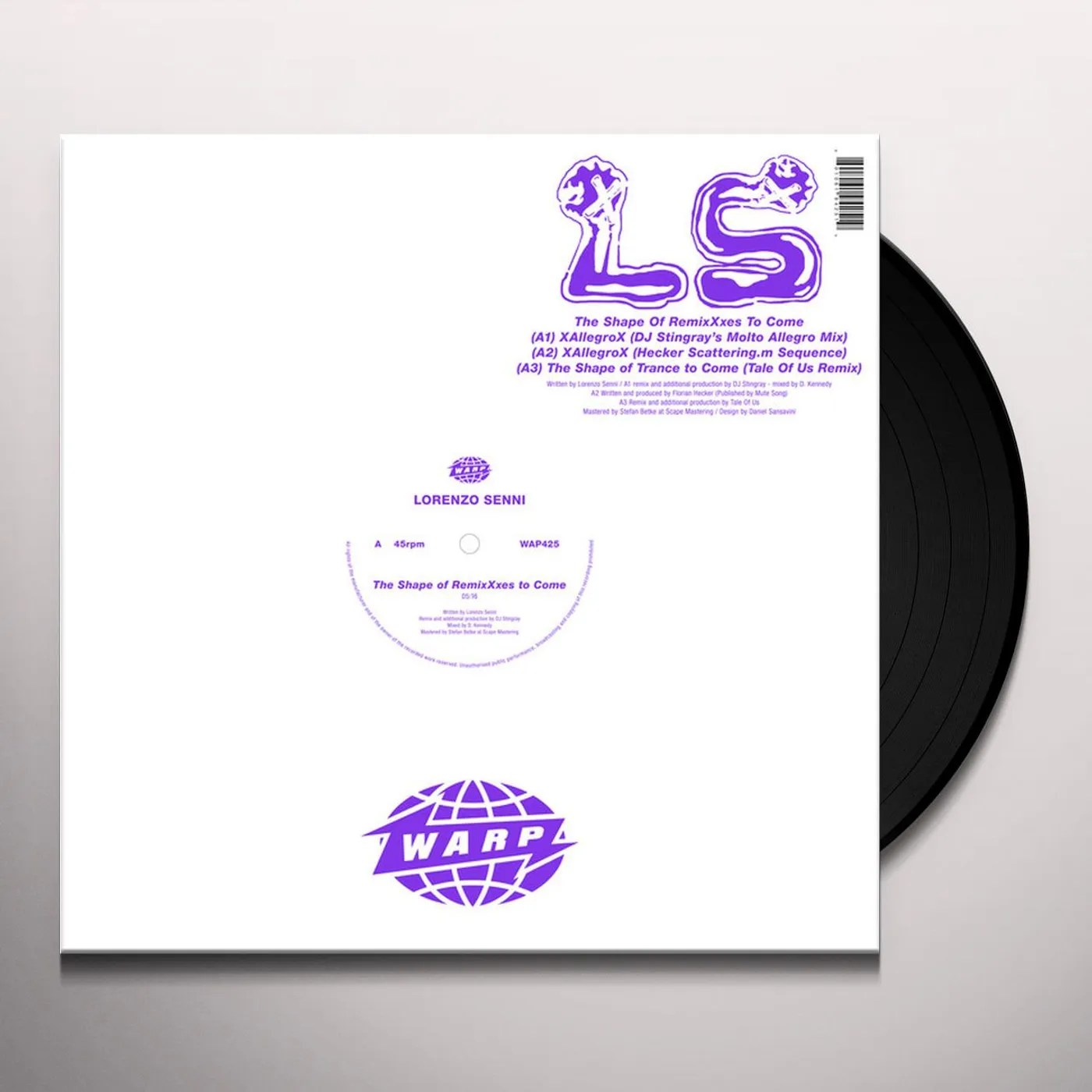 Lorenzo Senni SHAPE OF REMIXXXES TO COME Vinyl Record