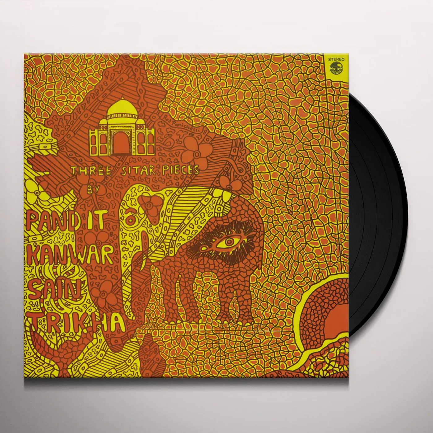 Pandit Kanwar Sain Trikha Three Sitar Pieces Vinyl Record