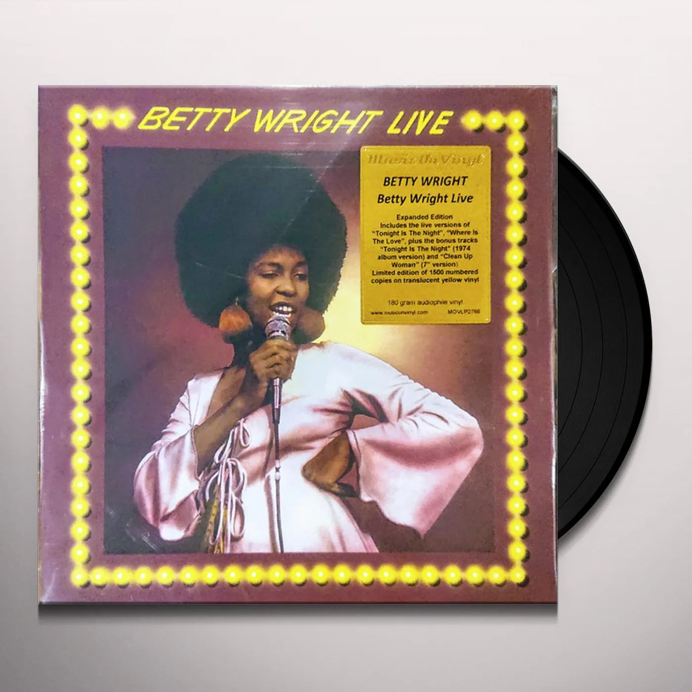 Betty Wright Live Vinyl Record