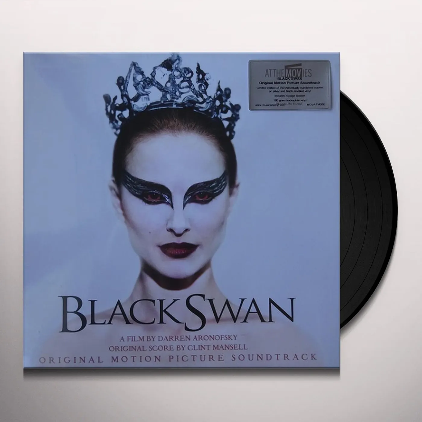 Clint Mansell BLACK SWAN Original Soundtrack (LIMITED/SILVER & BLACK MARBLED VINYL/180G) Vinyl Record