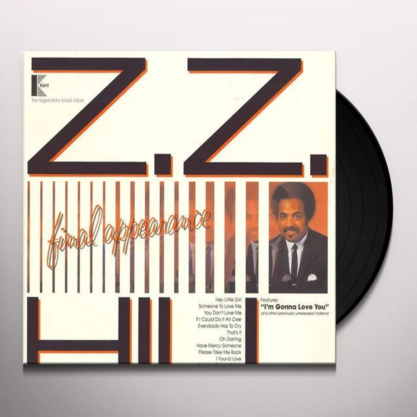 Z.Z. Hill Final Appearance Vinyl Record