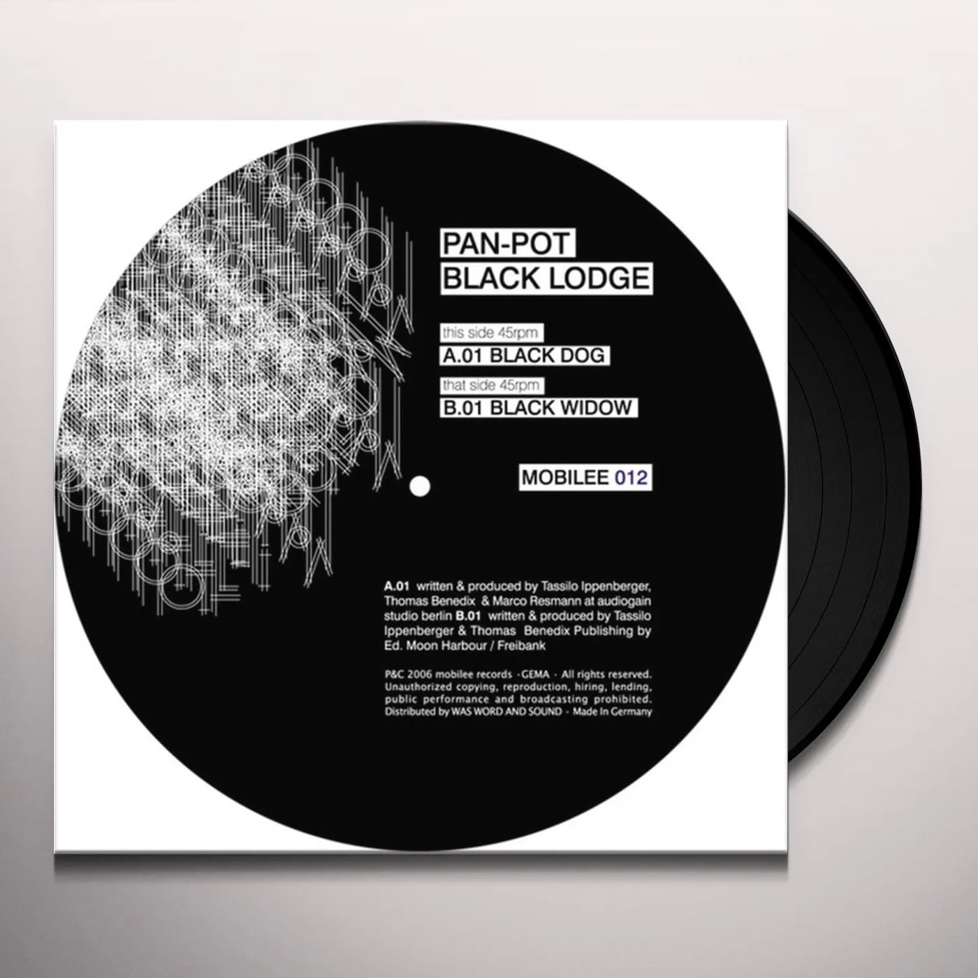 Pan-Pot Black Lodge Vinyl Record