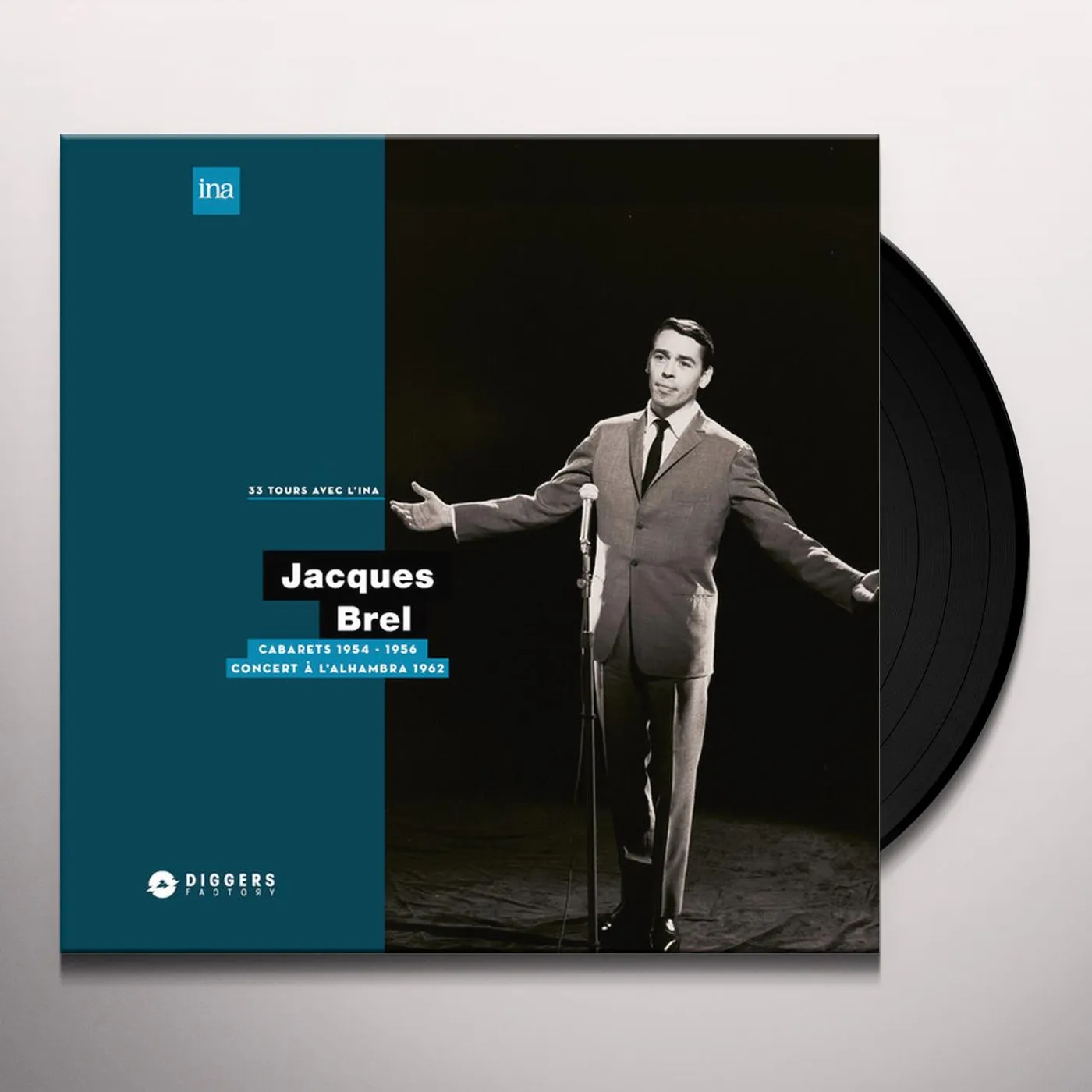 Jacques Brel CABARETS 1954-1956 A L'ALHAMBRA 1962 Vinyl Record