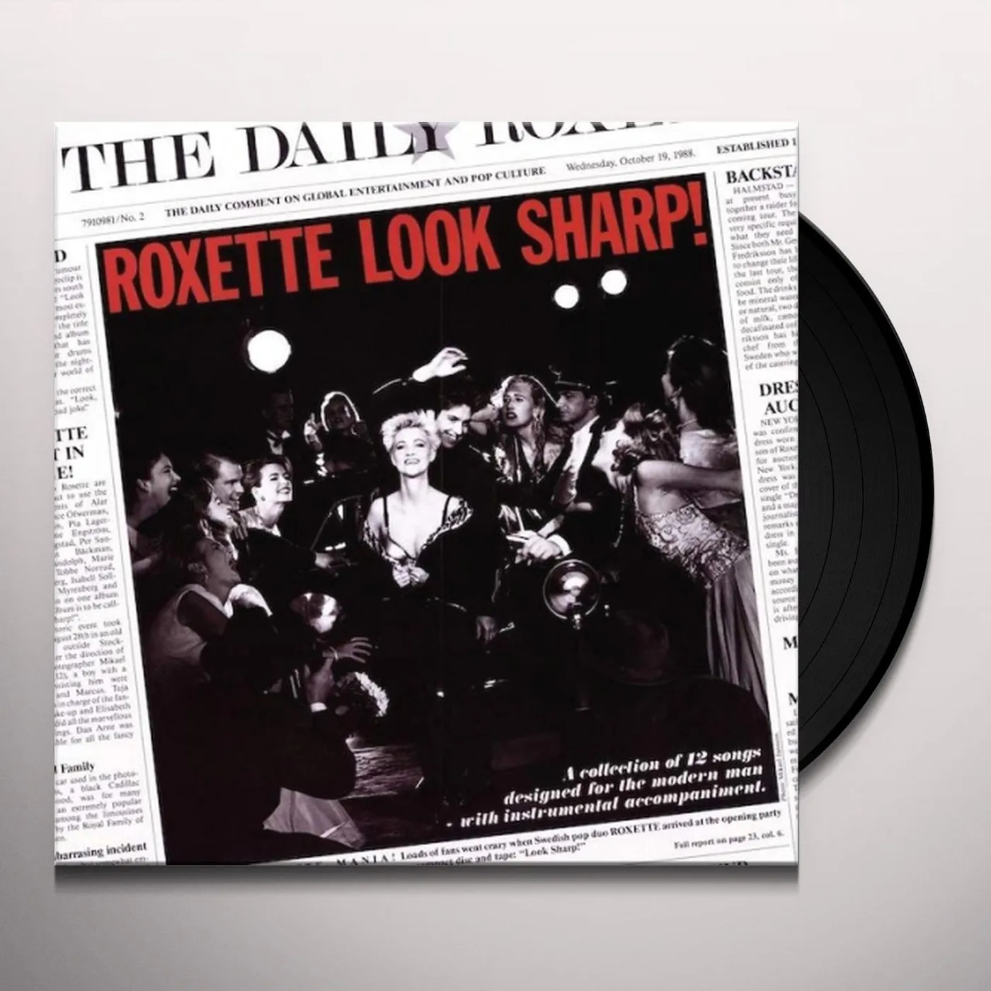 Roxette LOOK SHARP 30TH ANNIVERSARY EDITION Vinyl Record