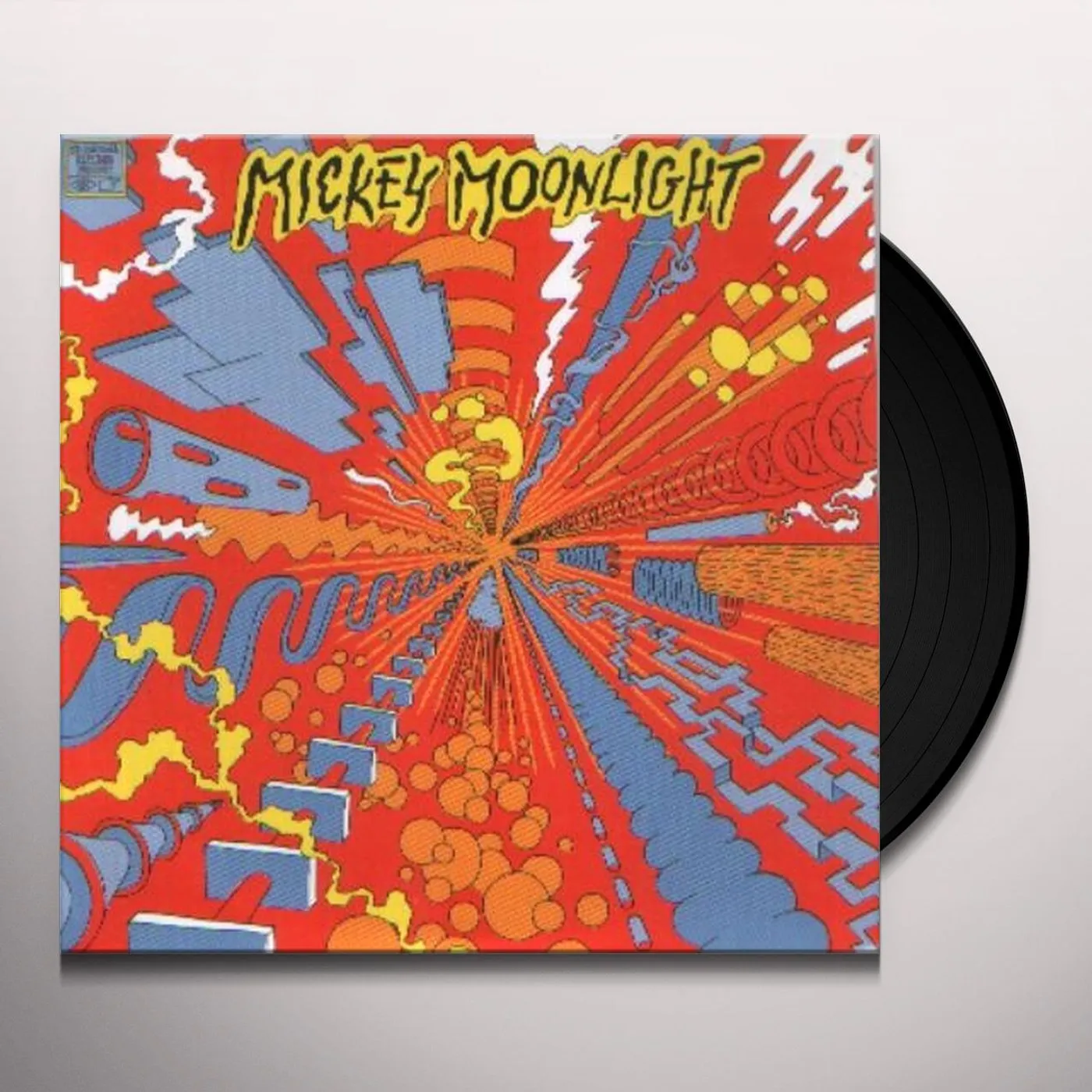 Mickey Moonlight Love Pattern Vinyl Record