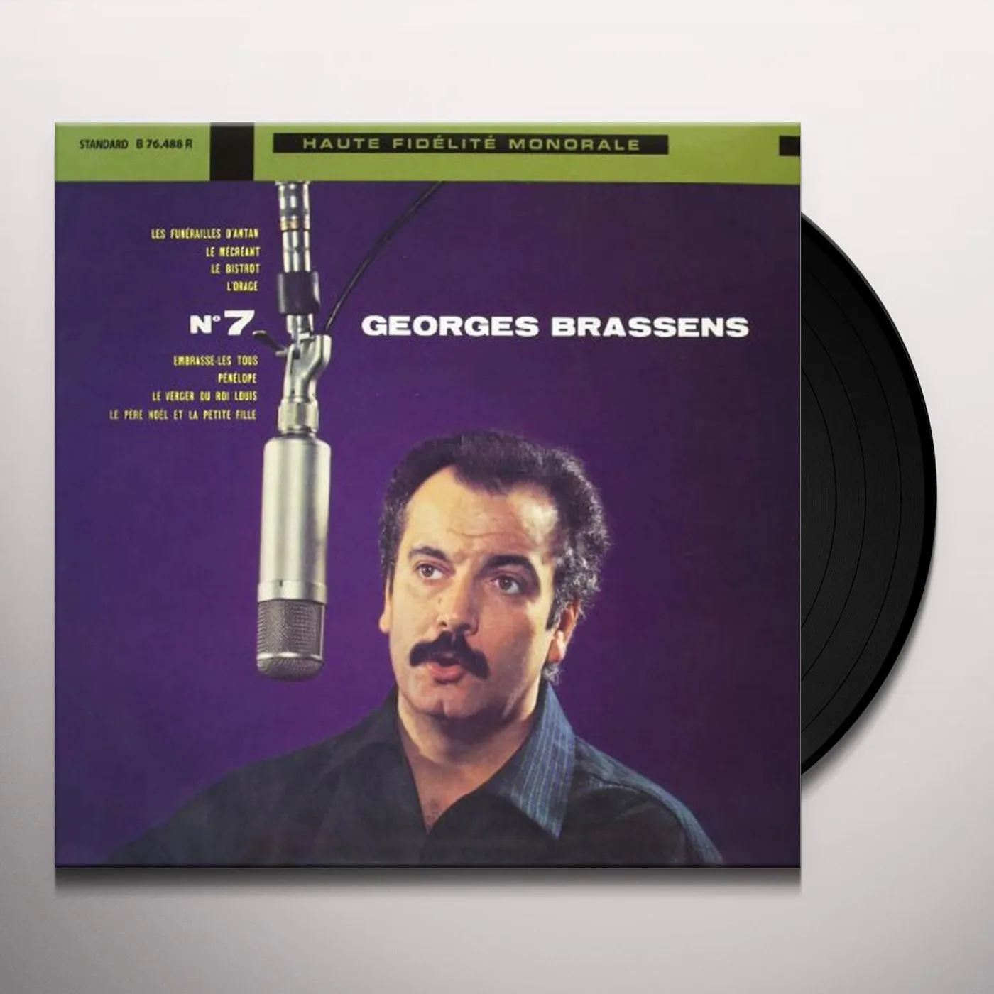 Georges Brassens VOL. 7-LES FUNERAILLES D'ANTAN Vinyl Record
