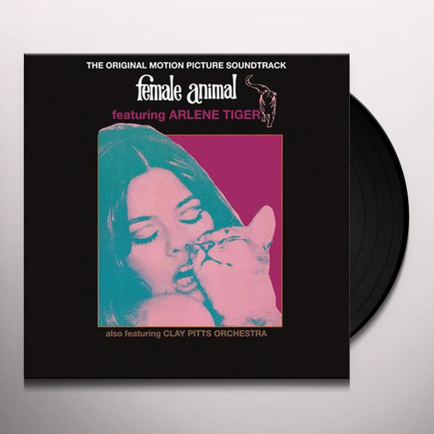 Arlene Tiger & The Clay Pitts Orchestra FEMALE ANIMAL / Original Soundtrack Vinyl Record