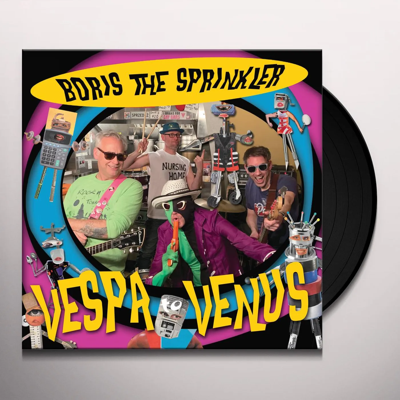 Boris the Sprinkler Vespa to Venus Vinyl Record