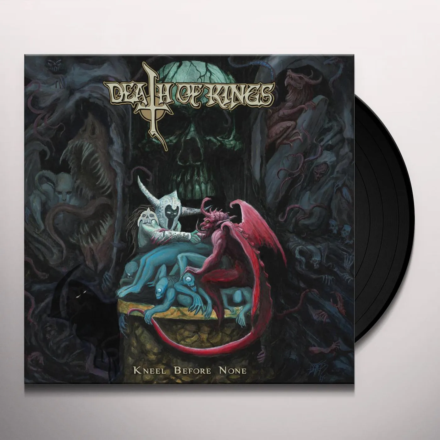 Death of Kings Kneel Before None Vinyl Record