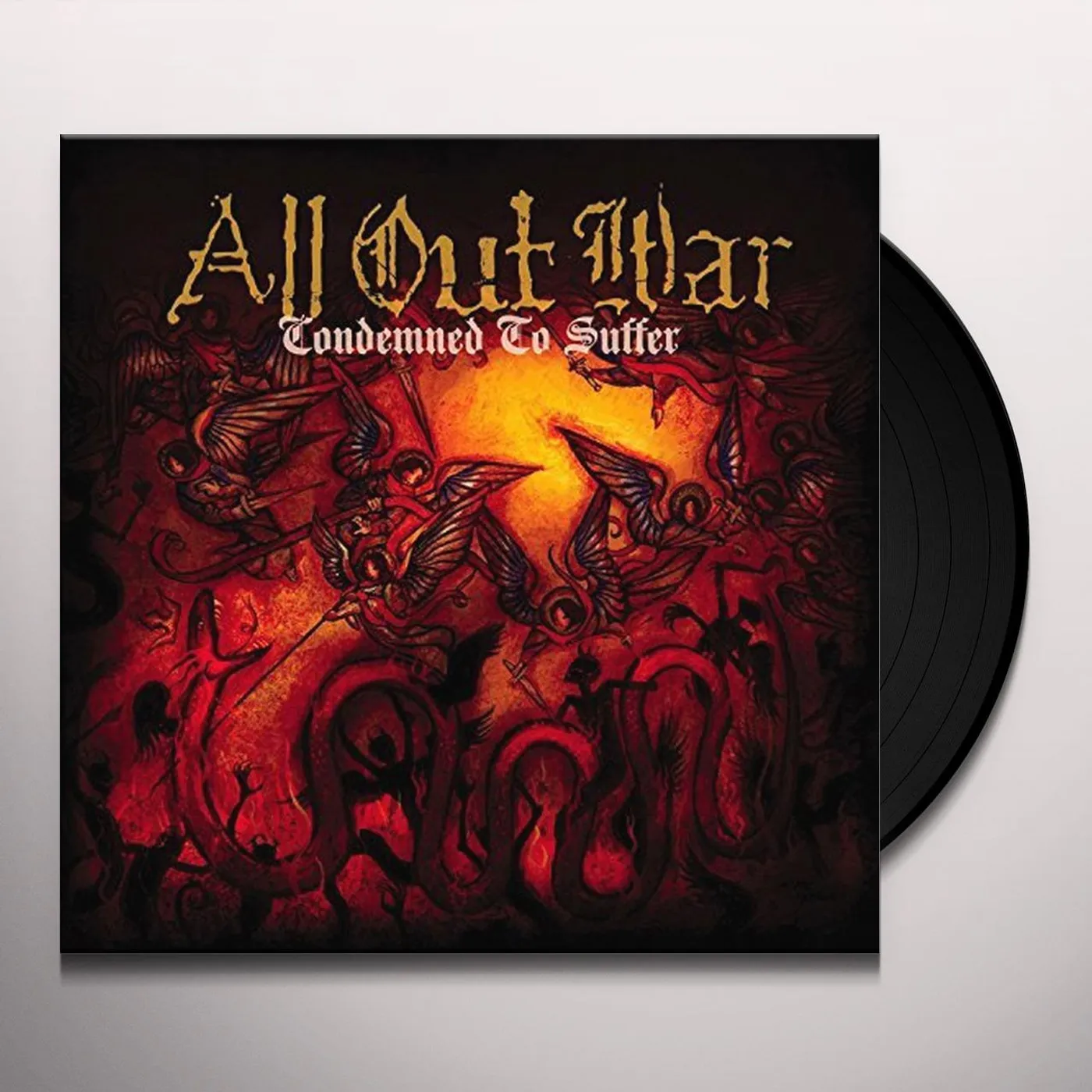 All Out War Condemned to Suffer Vinyl Record