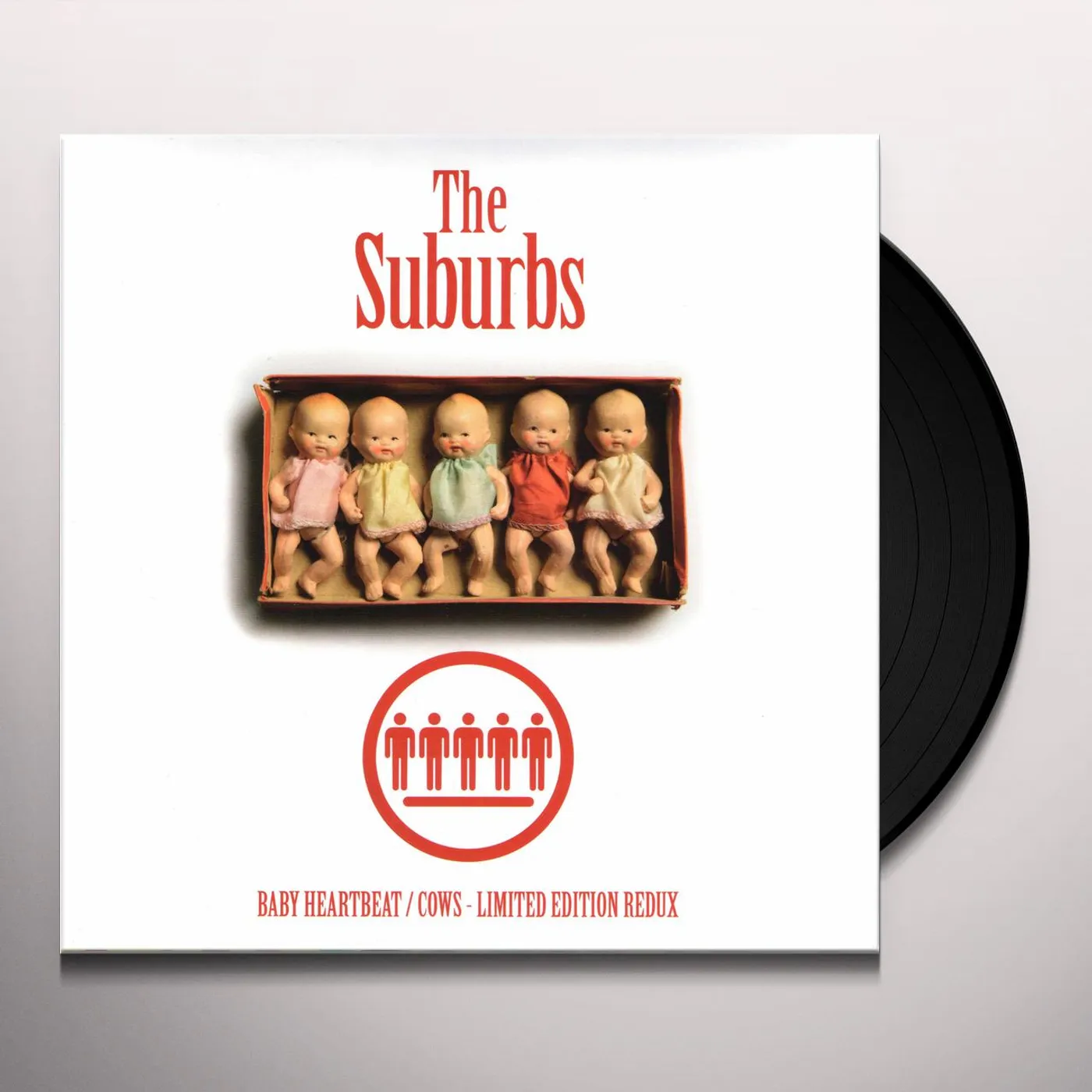 The Suburbs COWS / BABY HEARTBEAT Vinyl Record