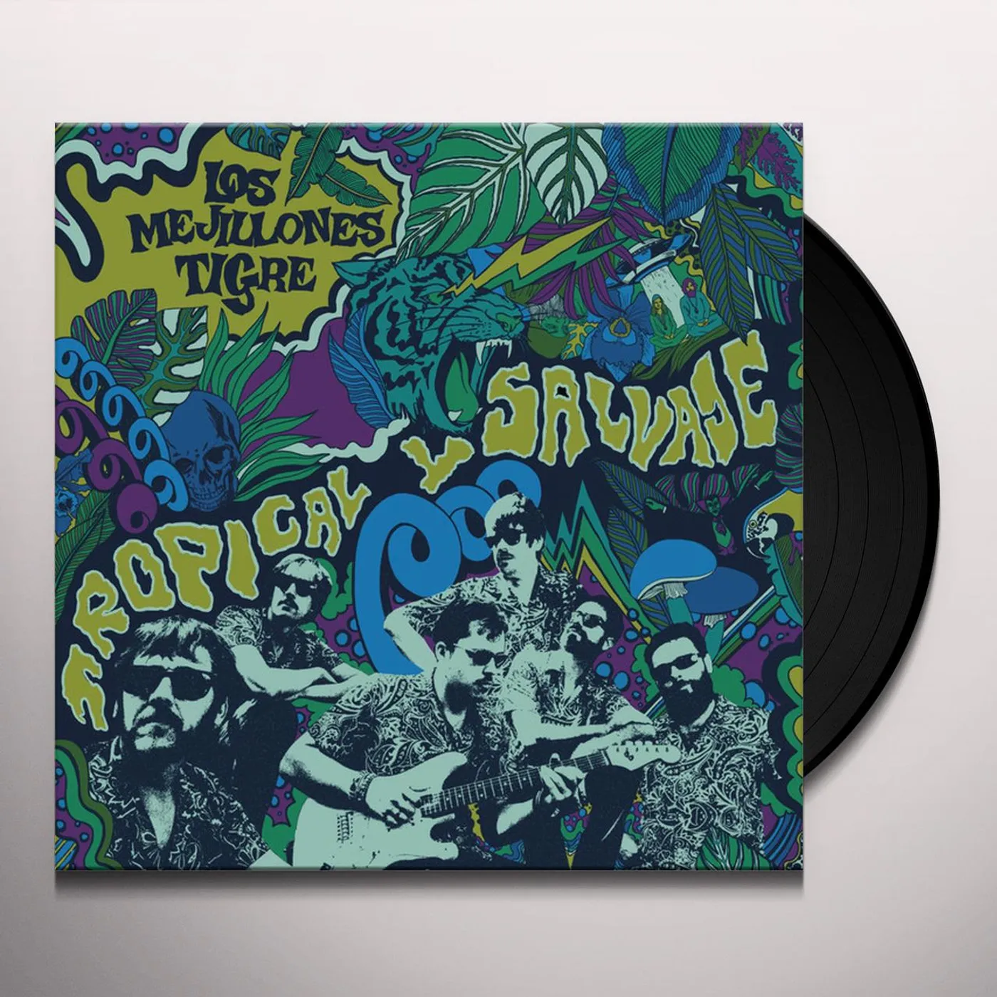 Los Mejillones Tigre Tropical y Salvaje Vinyl Record