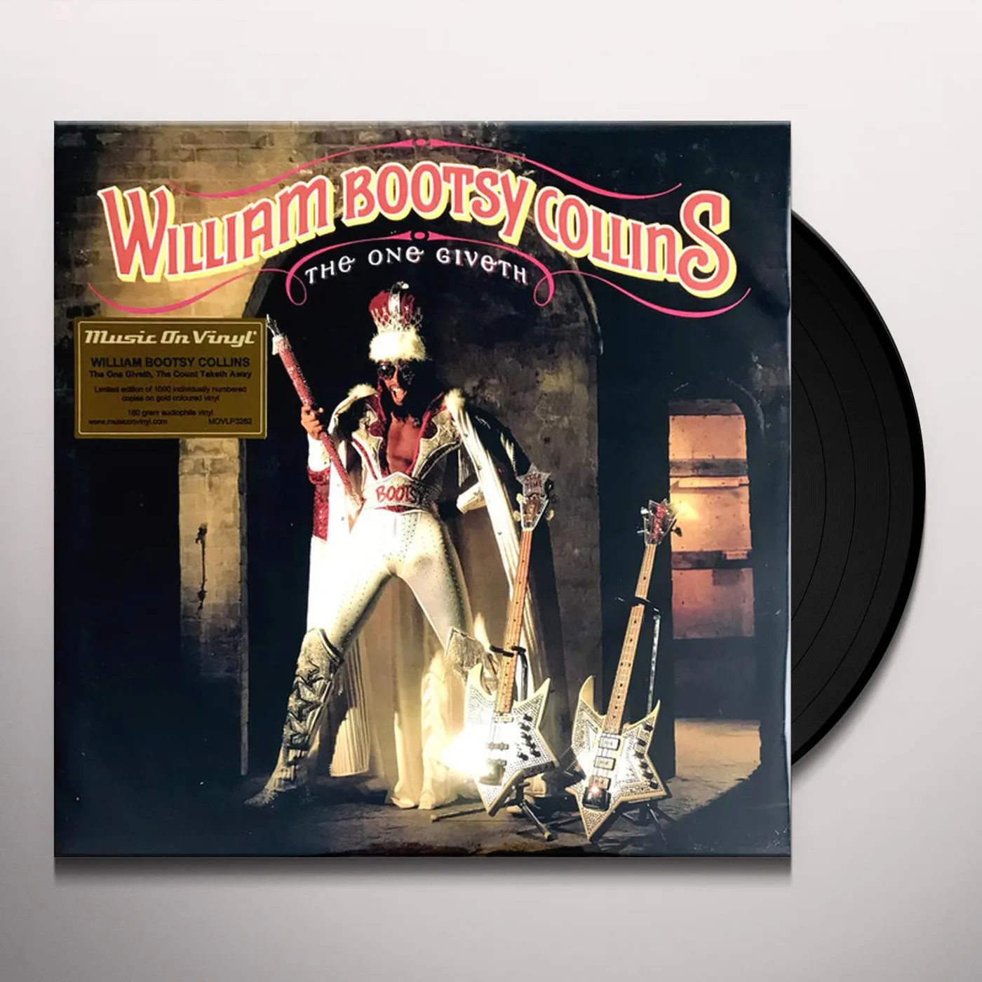 William Bootsy Collins ONE GIVETH THE COUNT TAKETH AWAY (GOLD VINYL/180G) Vinyl Record