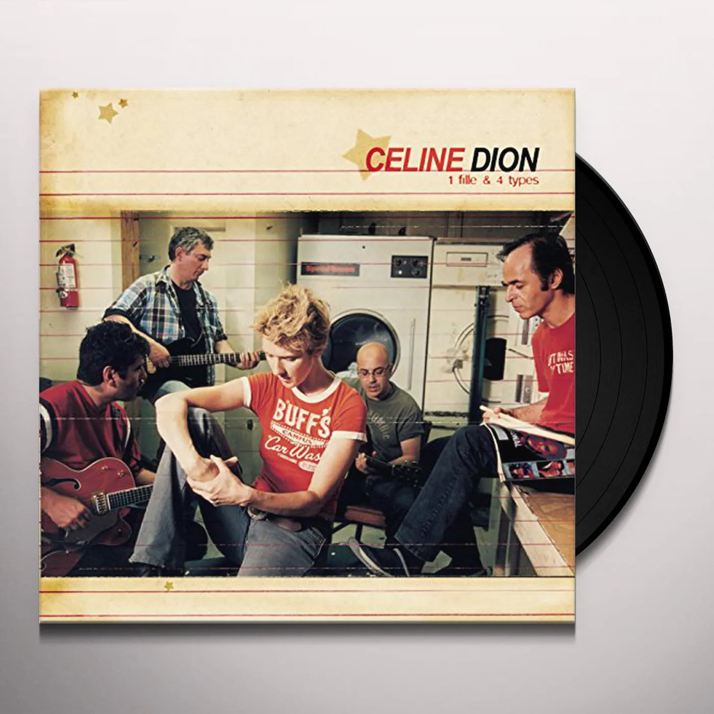 Céline Dion 1 fille & 4 types Vinyl Record