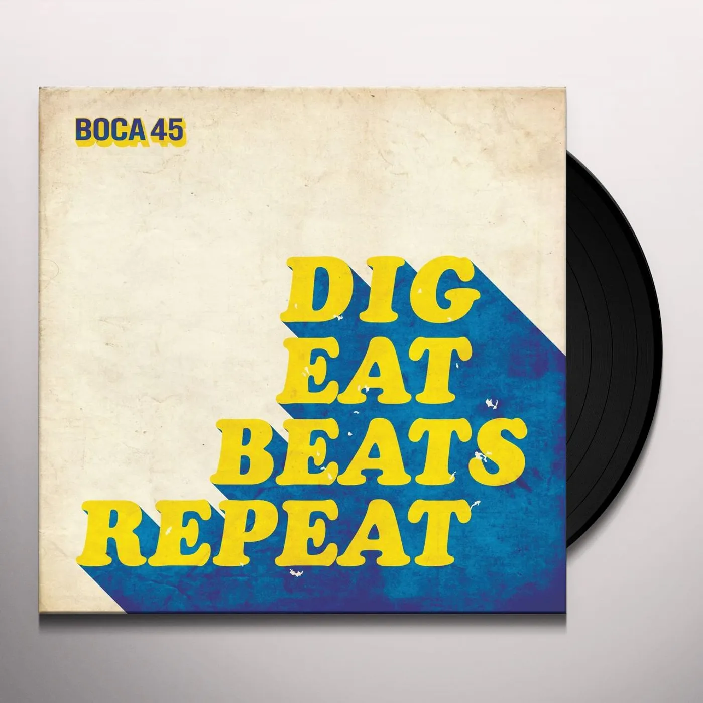 Boca 45 DIG EAT BEATS REPEAT Vinyl Record - UK Release