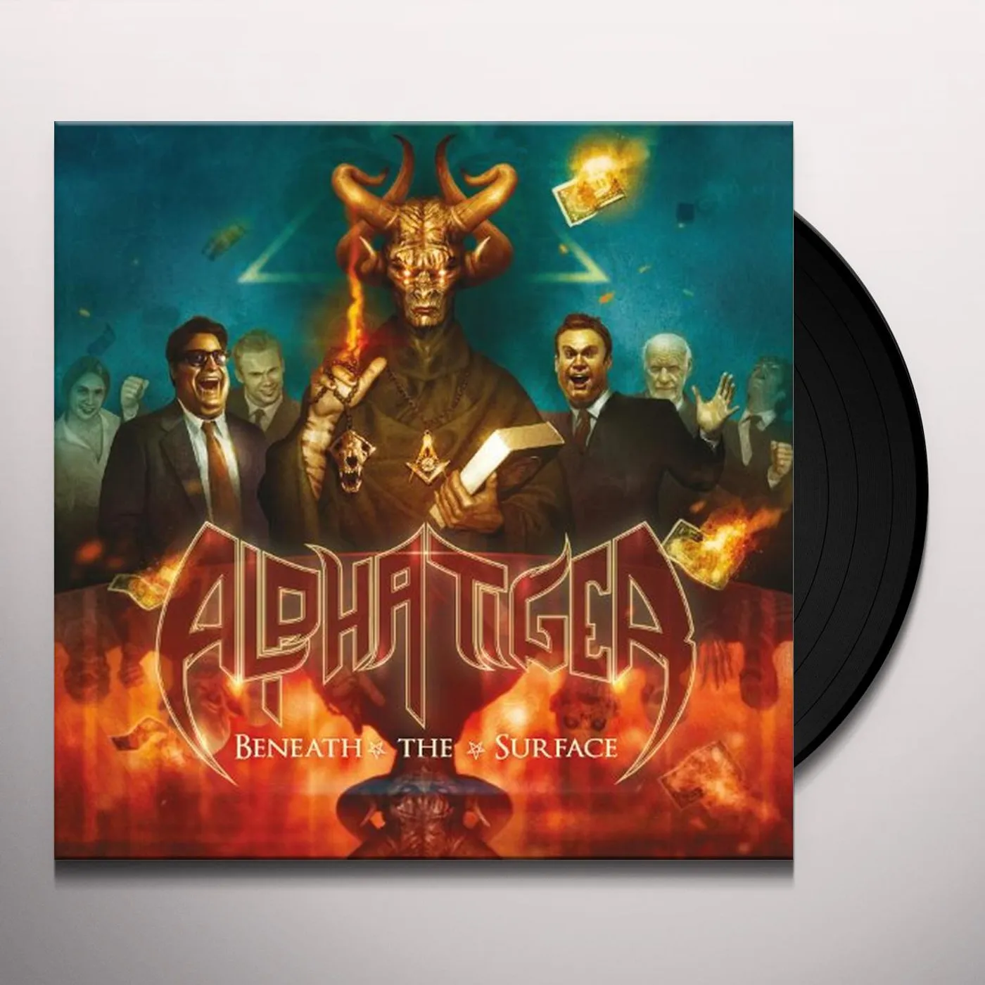 Alpha Tiger BENEATH THE SURFACE Vinyl Record - UK Release