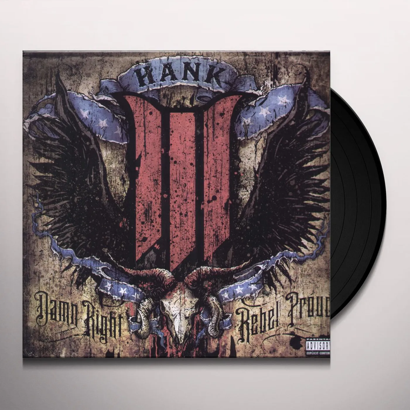 Hank Williams III Damn Right Rebel Proud Vinyl Record