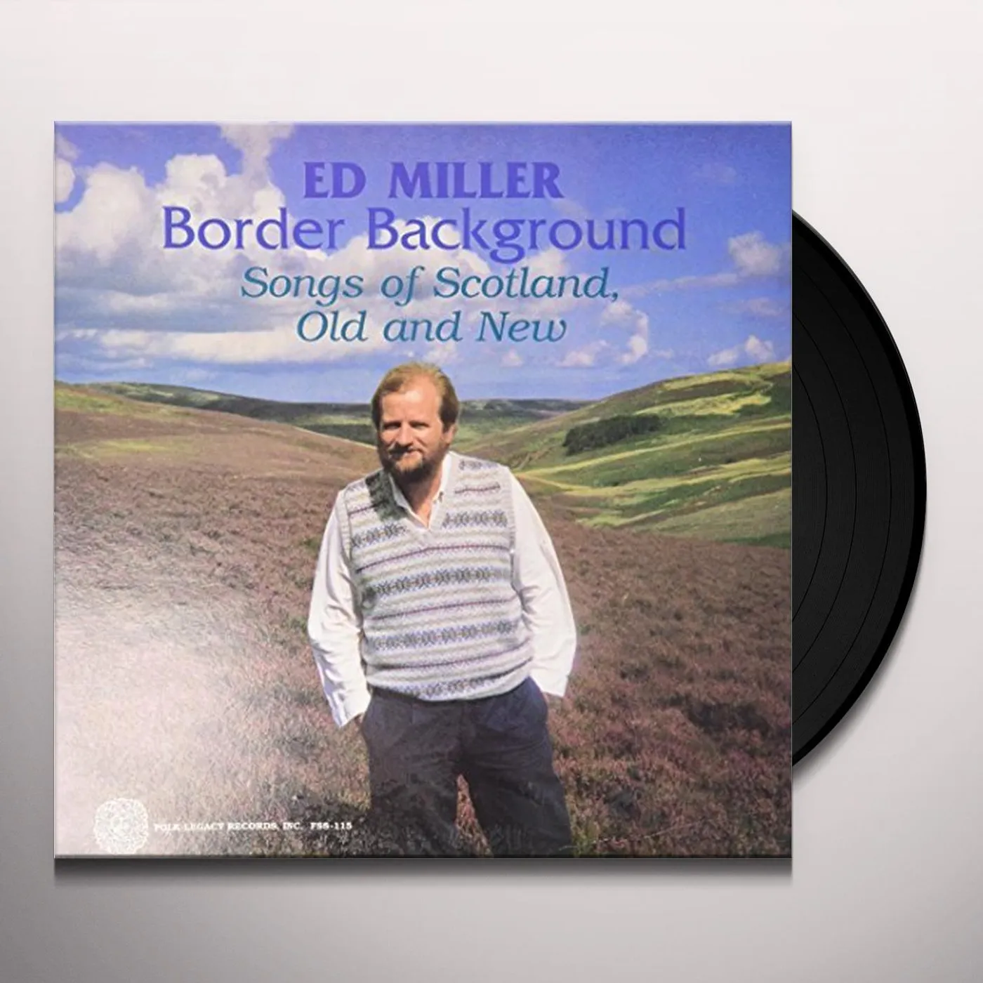 Ed Miller Border Background Vinyl Record