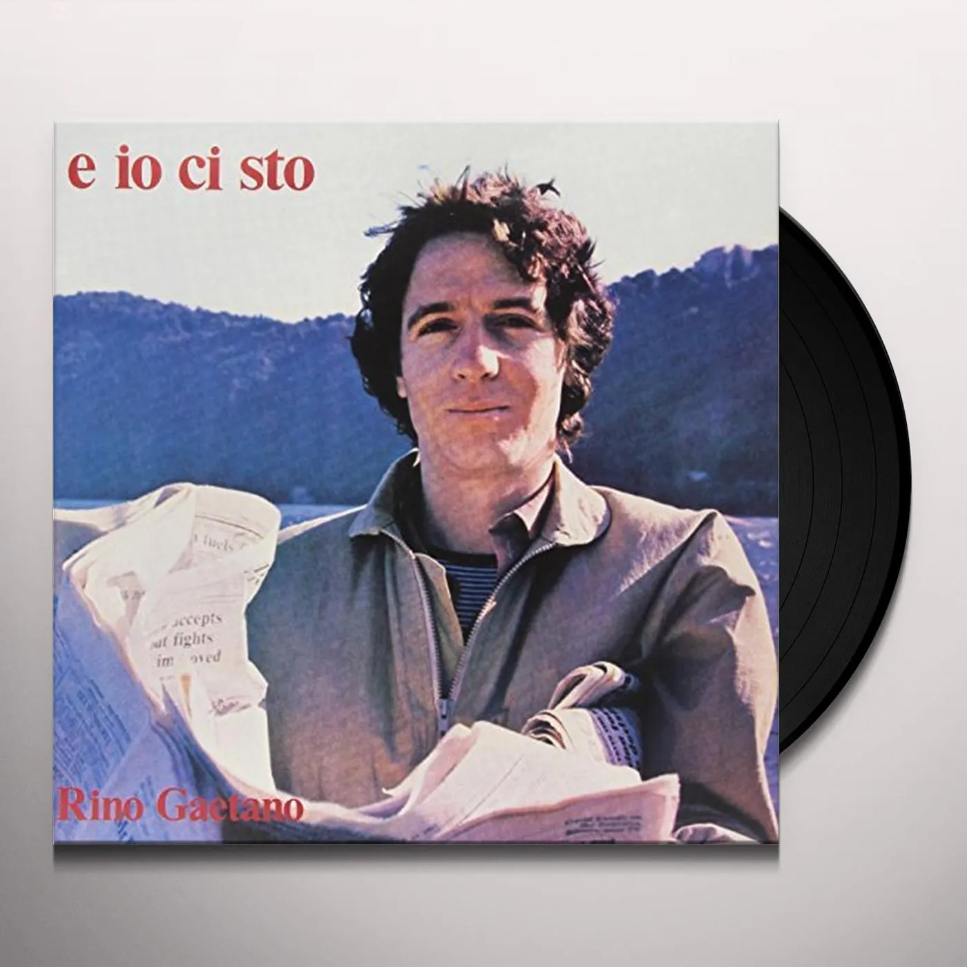 Rino Gaetano E IO CI STO Vinyl Record - Italy Release