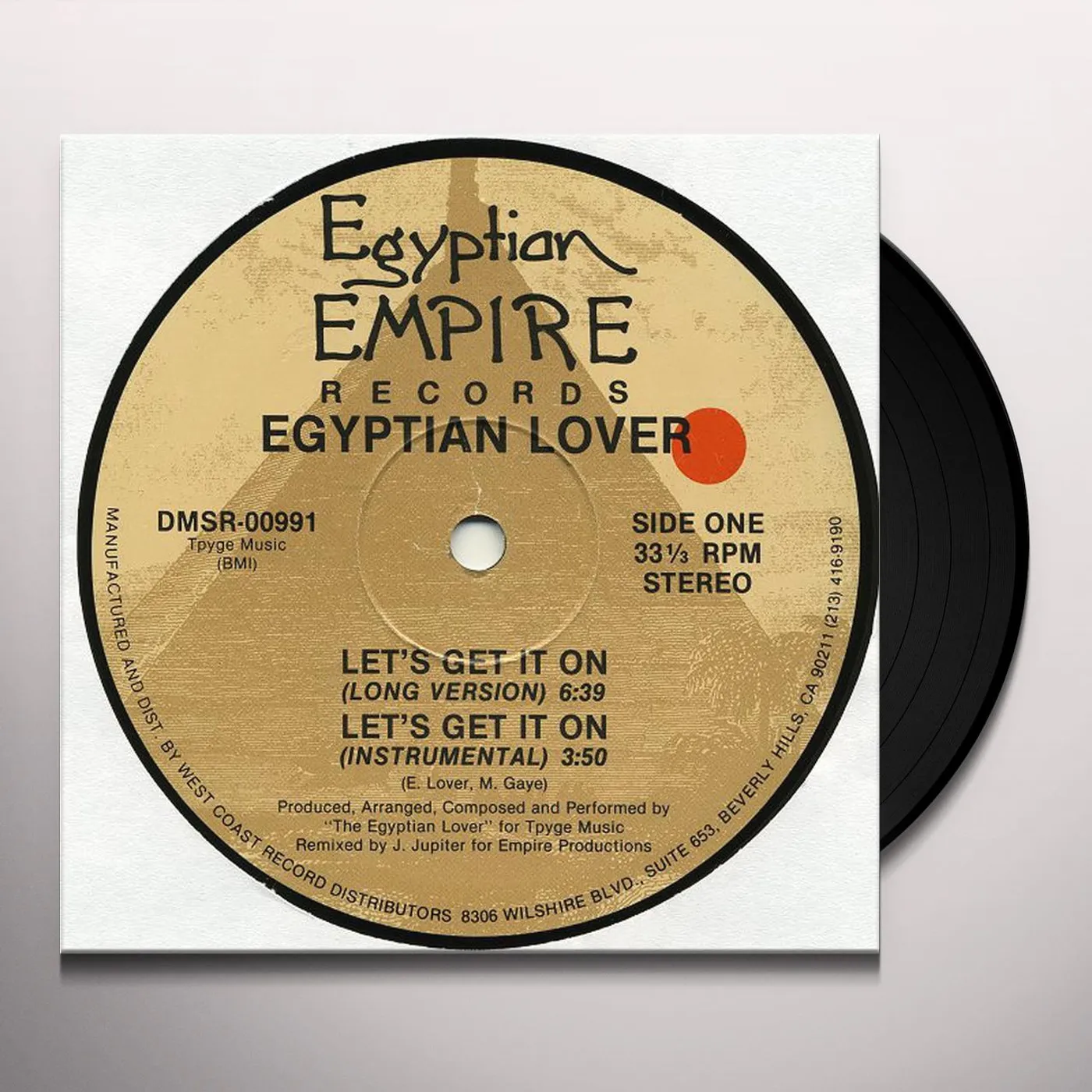 Egyptian Lover LET'S GET IT ON Vinyl Record