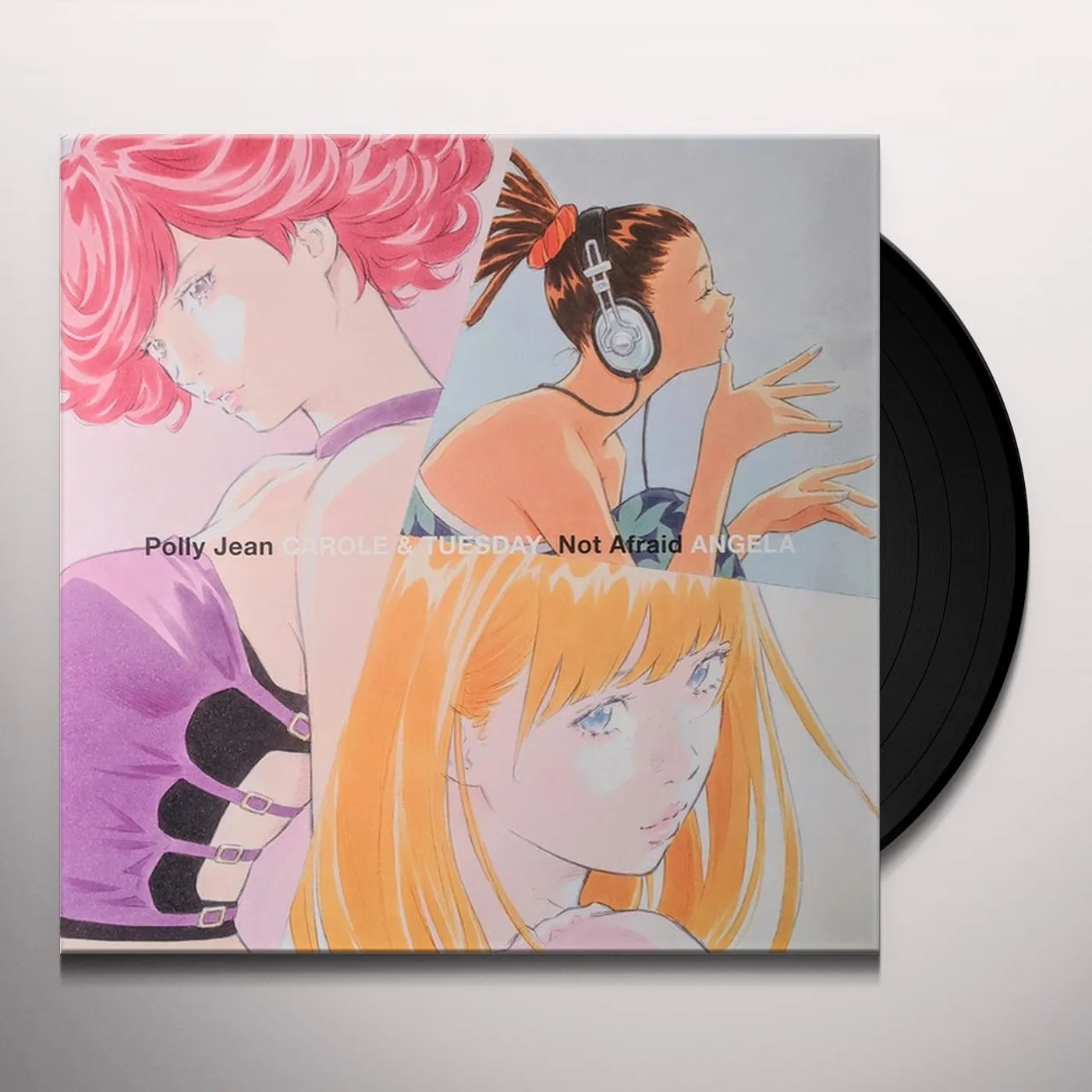 Carole & Tuesday POLLY JEAN / NOT AFRAID - Original Soundtrack Vinyl Record