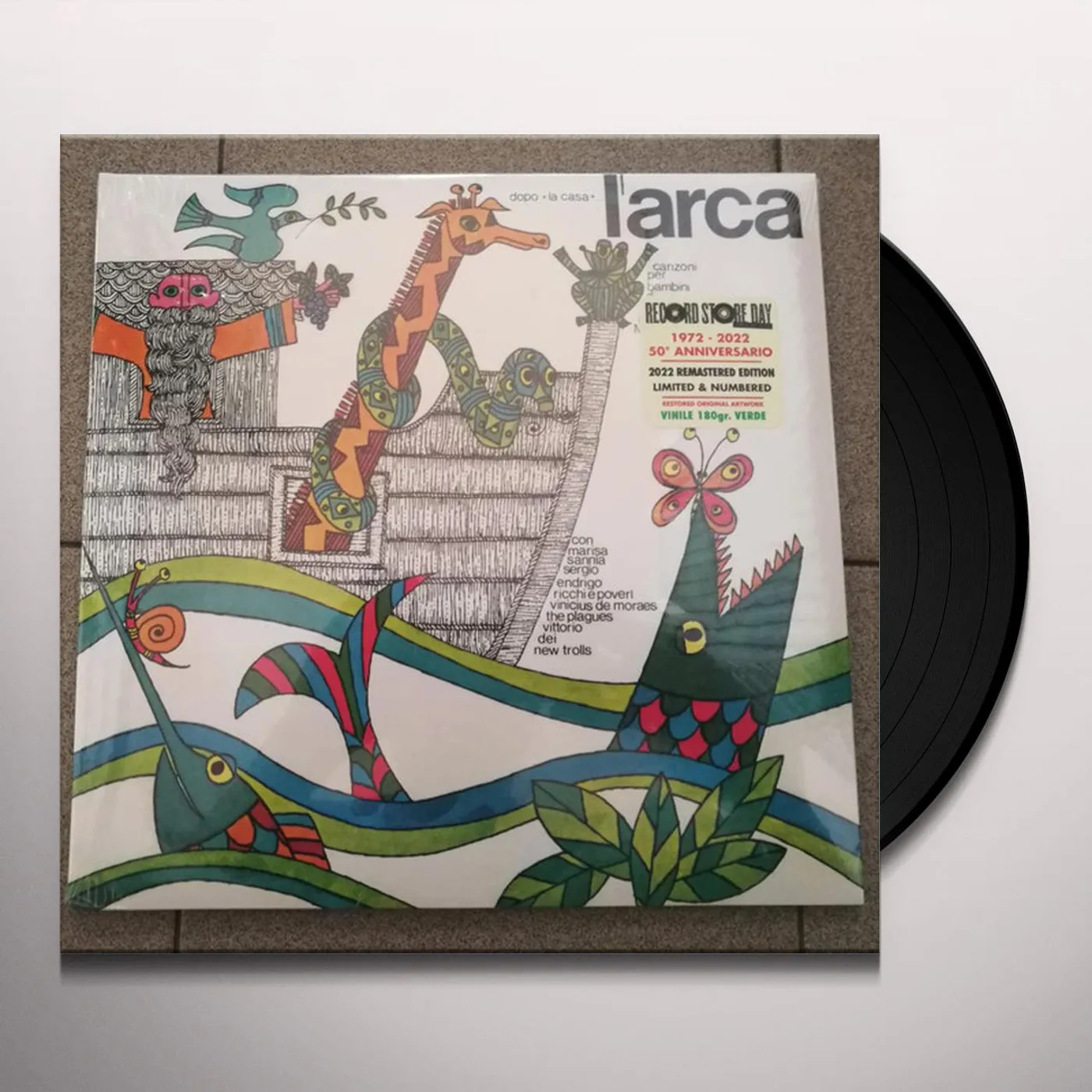 Sergio Endrigo L'ARCA (CANZONI PER BAMBINI) Vinyl Record