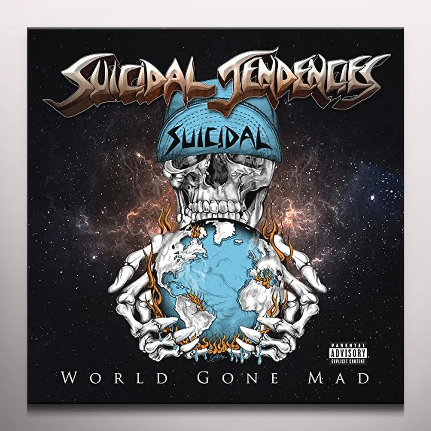 Suicidal Tendencies WORLD GONE MAD (BLUE VINYL) Vinyl Record