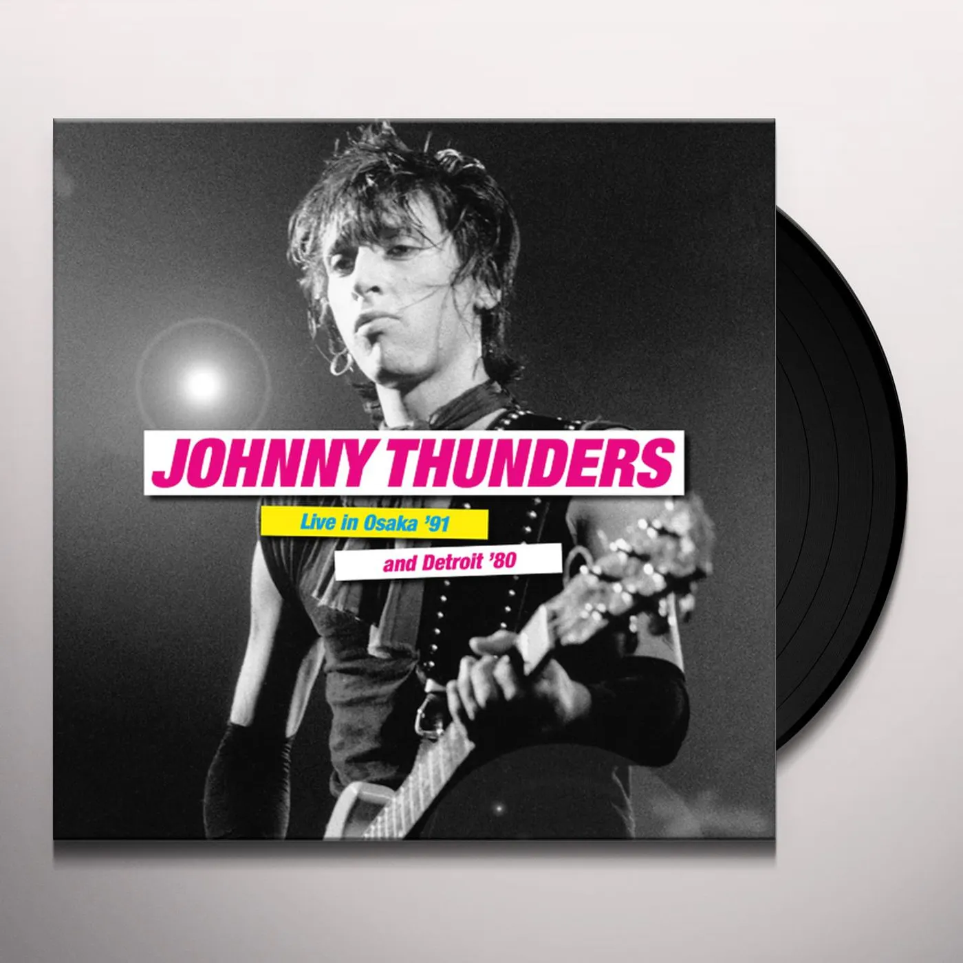 Johnny Thunders LIVE IN OSAKA 91 & DETROIT 80 Vinyl Record
