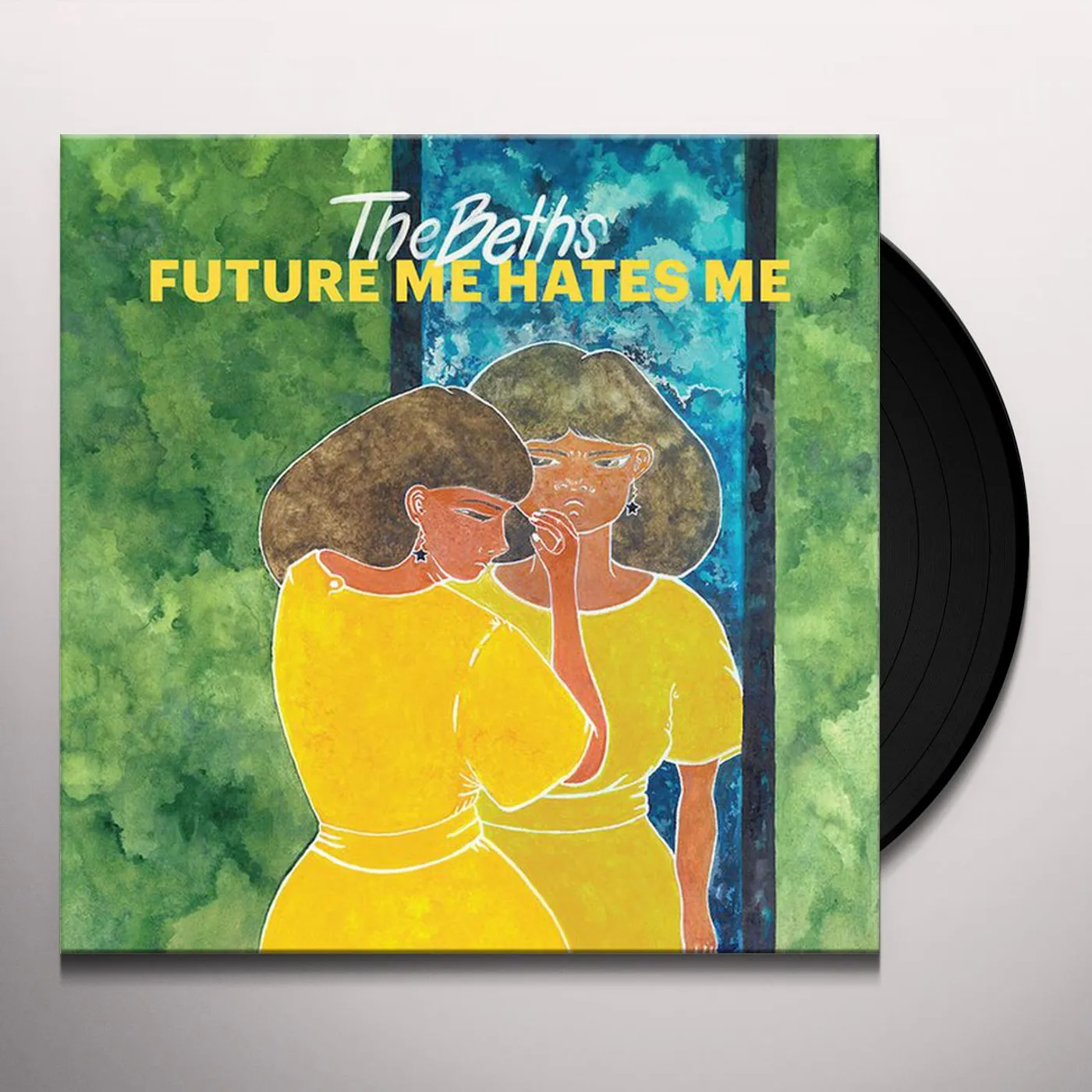 The Beths FUTURE ME HATES ME (NEON YELLOW SPLATTER/DL CARD) Vinyl Record
