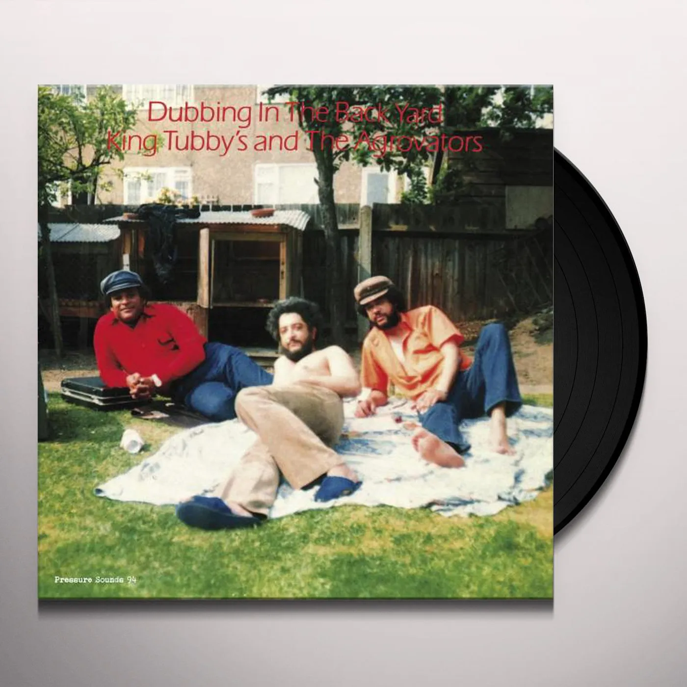 King Tubby & The Aggrovators DUBBING IN THE BACK YARD Vinyl Record