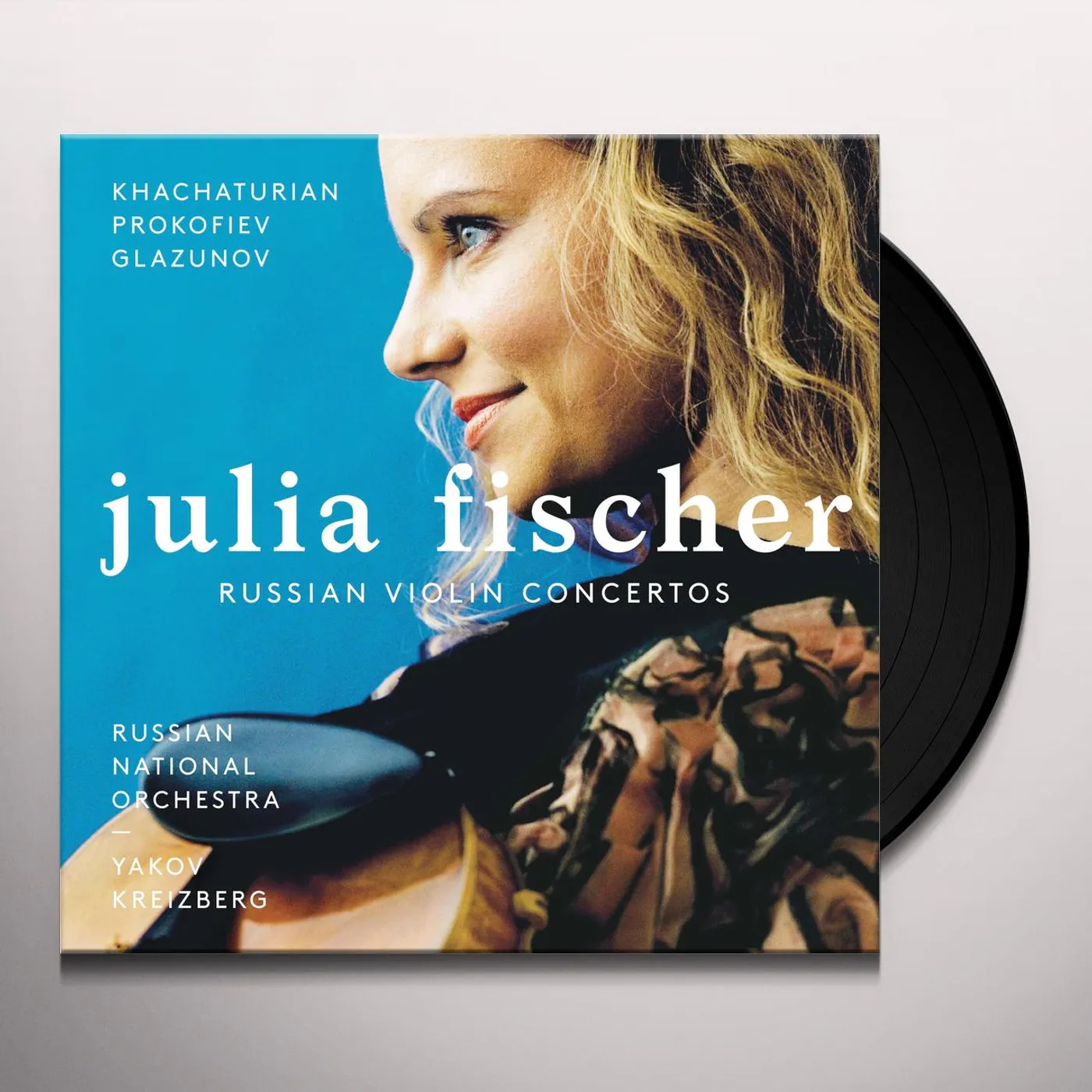 GLAZUNOV Russian Violin Concertos Vinyl Record