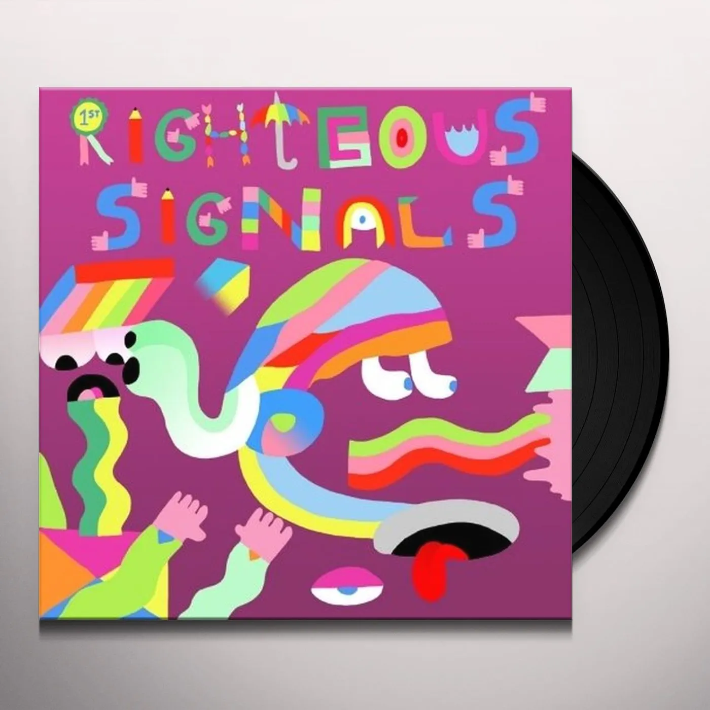 Gay Against You RIGHTEOUS SIGNAL SOUR DUDES Vinyl Record