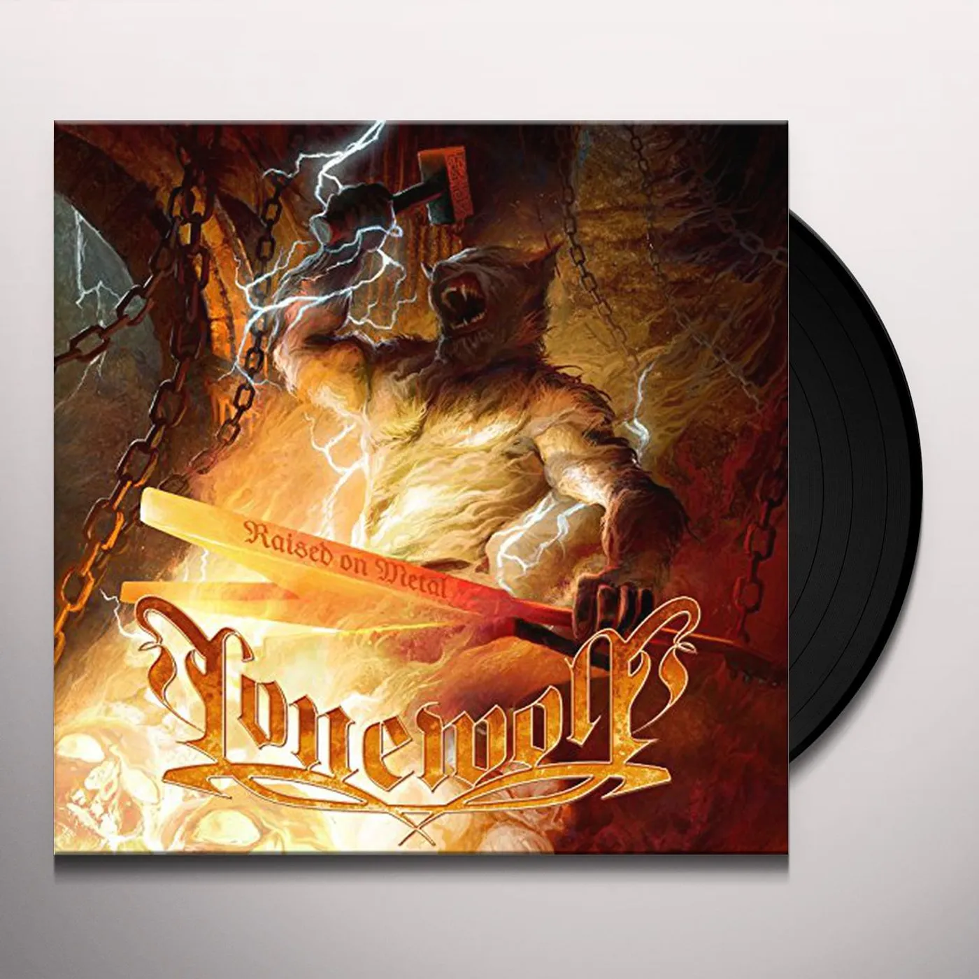 Lonewolf Raised on Metal Vinyl Record