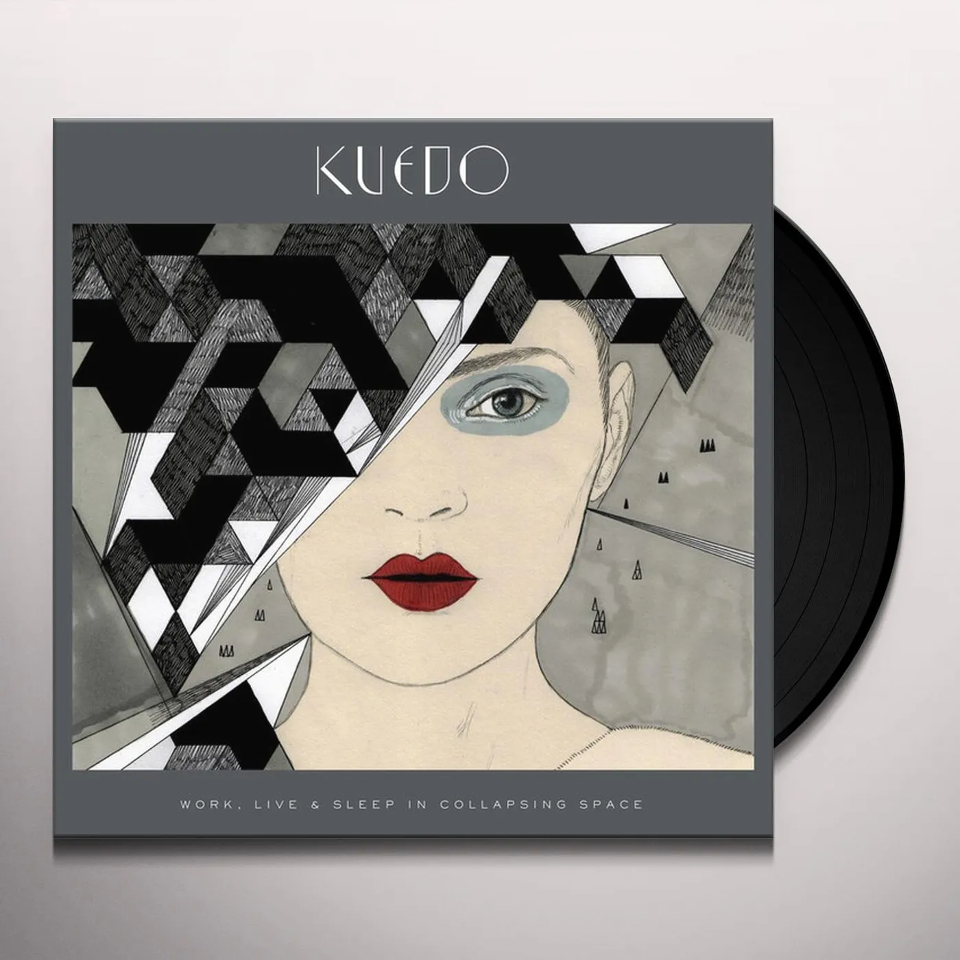 Kuedo WORK LIVE & SLEEP IN COLLAPSING SPACE Vinyl Record