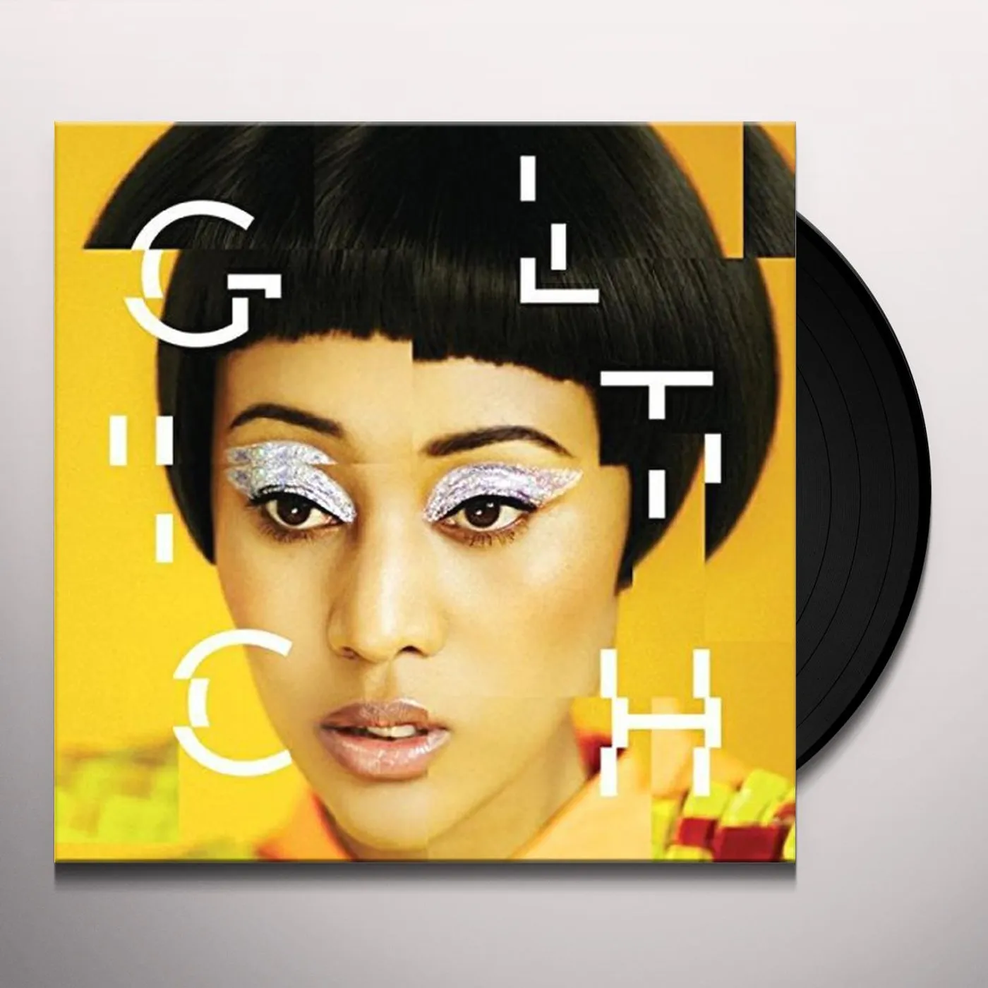 V V Brown Glitch Vinyl Record