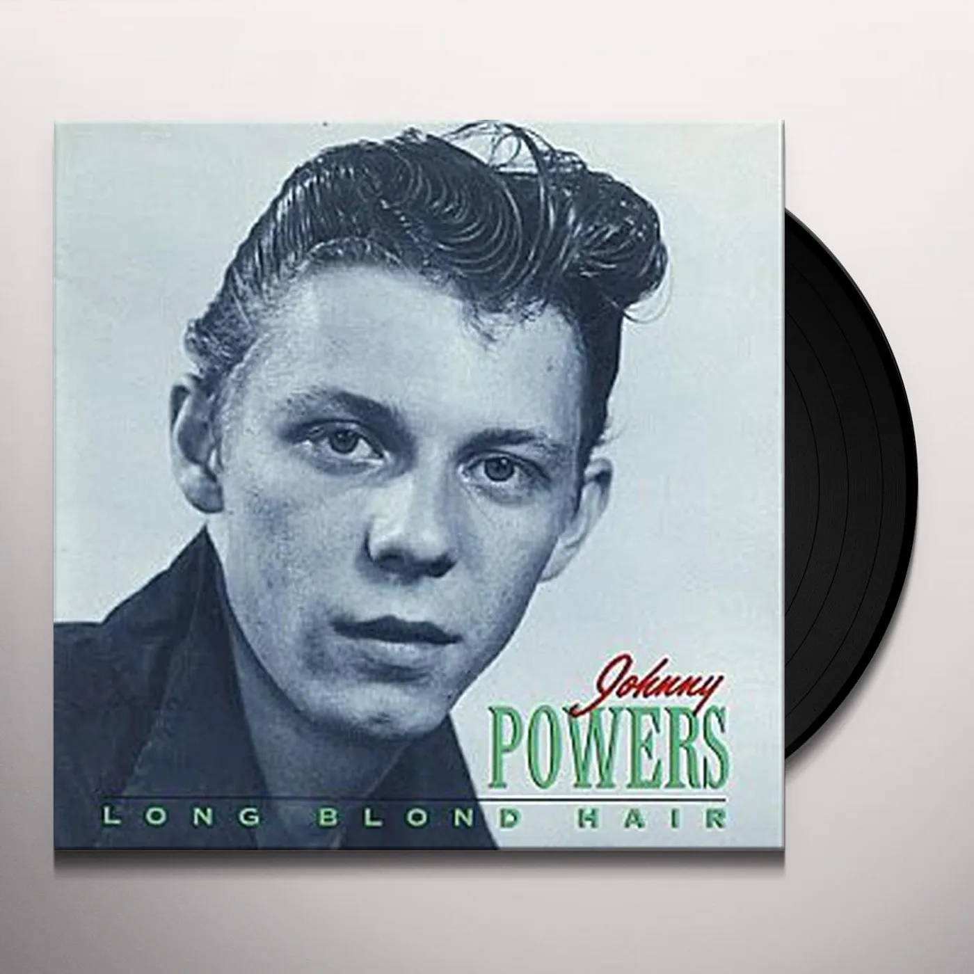 Johnny Powers LONG BLONDE HAIR Vinyl Record