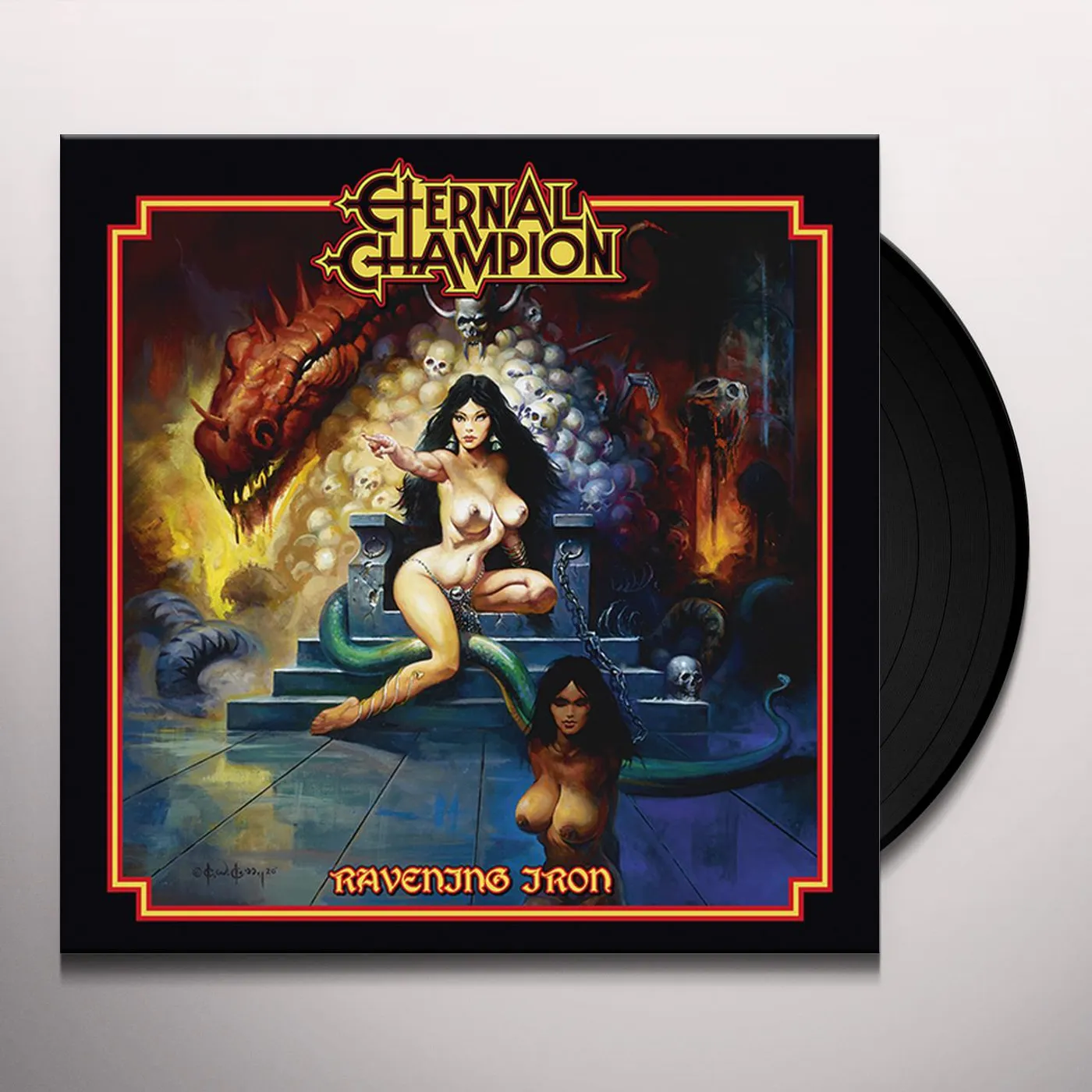 Eternal Champion RAVENING IRON Vinyl Record