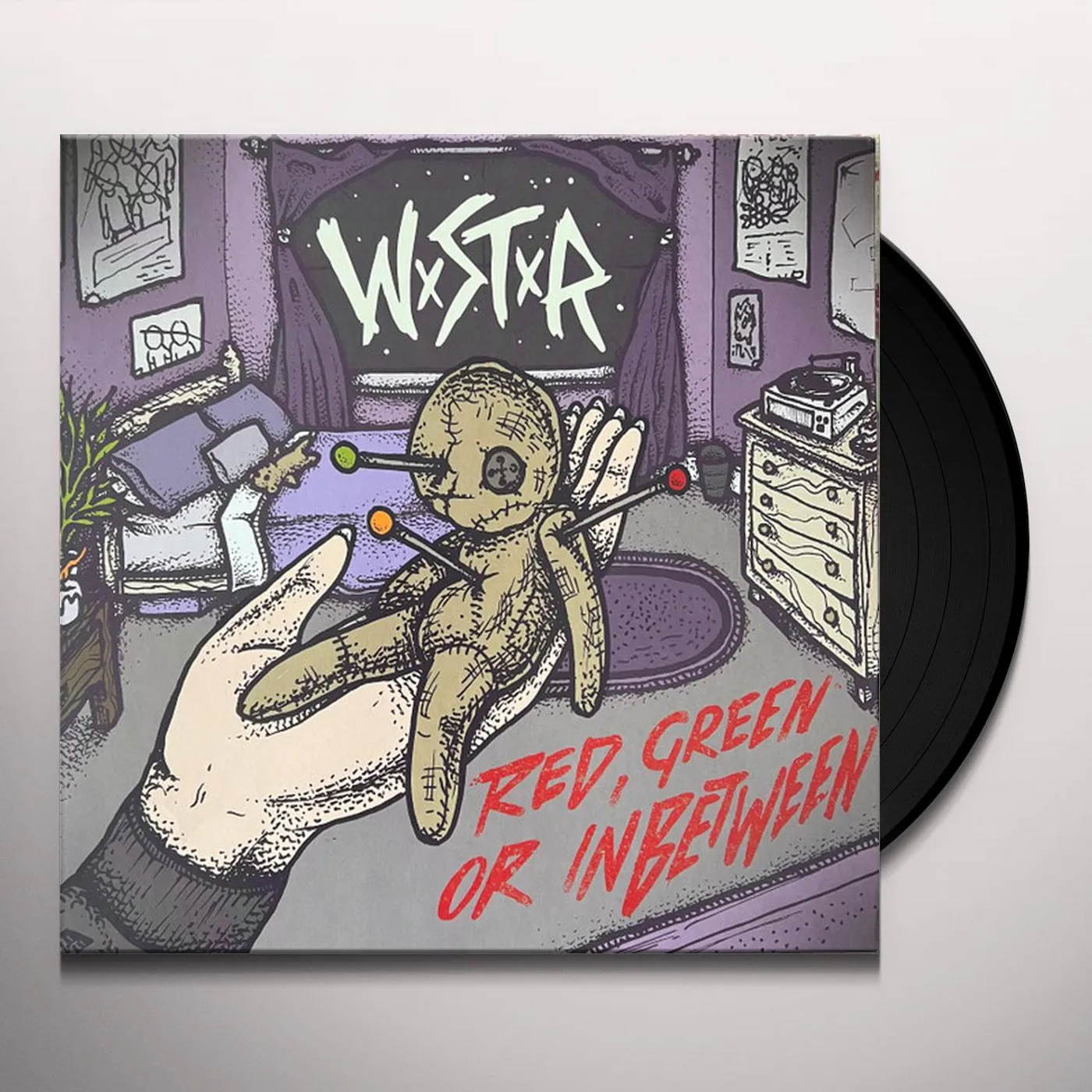 WSTR RED, GREEN OR INBETWEEN (DL CARD) Vinyl Record