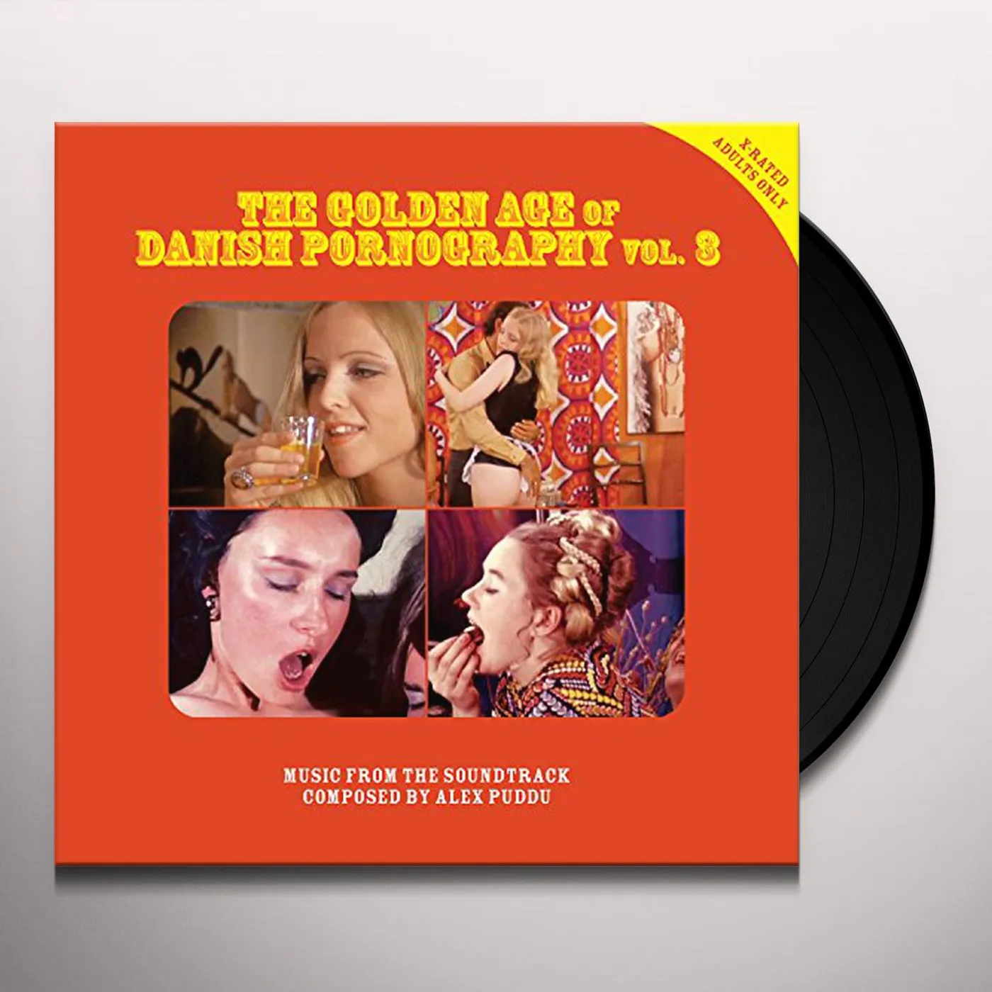 Alex Puddu GOLDEN AGE OF DANISH PORNOGRAPHY V3 Vinyl Record