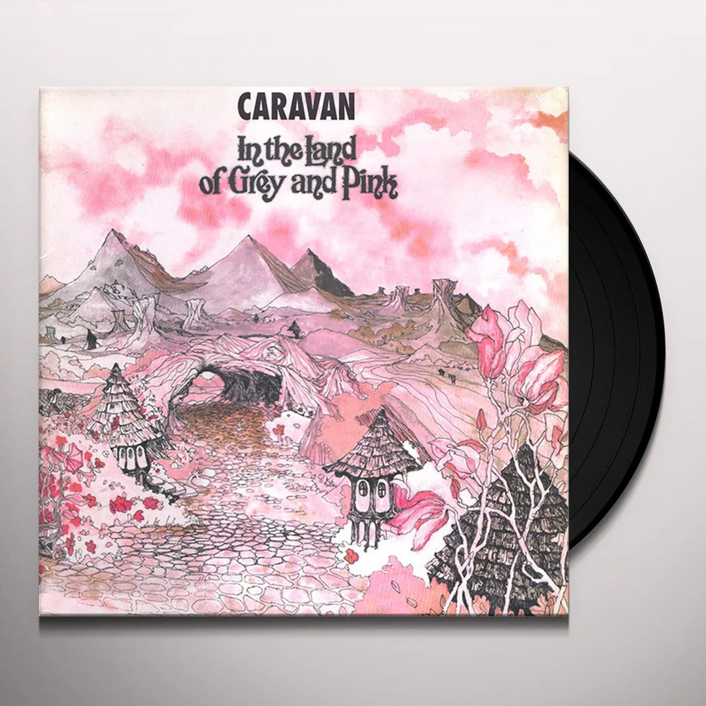 Caravan IN THE LAND OF GREY & PINK (BONUS TRACKS) Vinyl Record