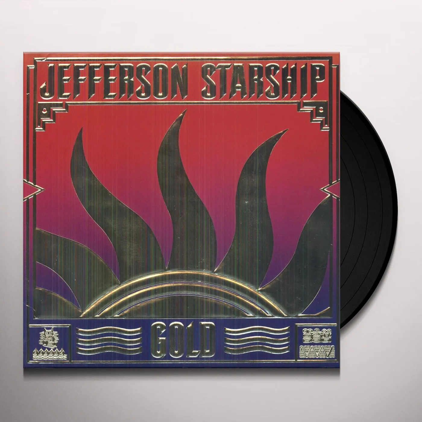 Jefferson Starship Gold Vinyl Record
