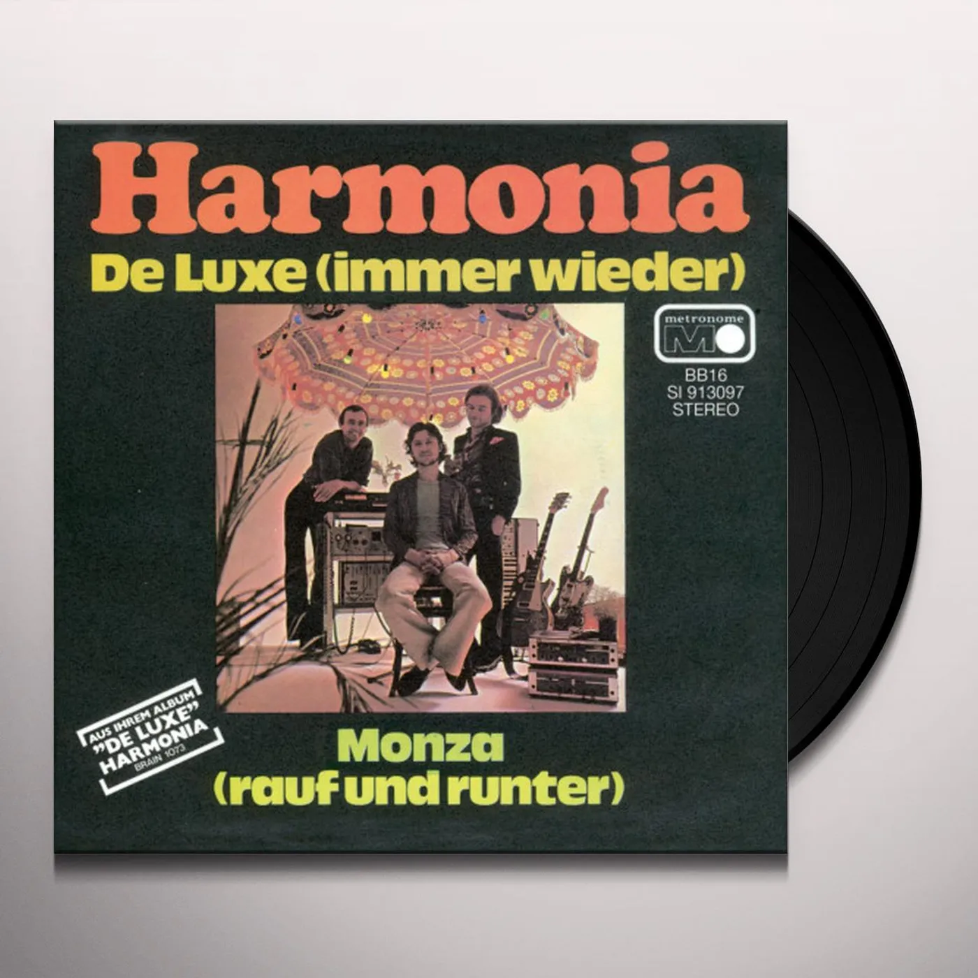 Harmonia DE LUXE (IMMER WIEDER) / MONZA (RAUF UND RUNTER) Vinyl Record