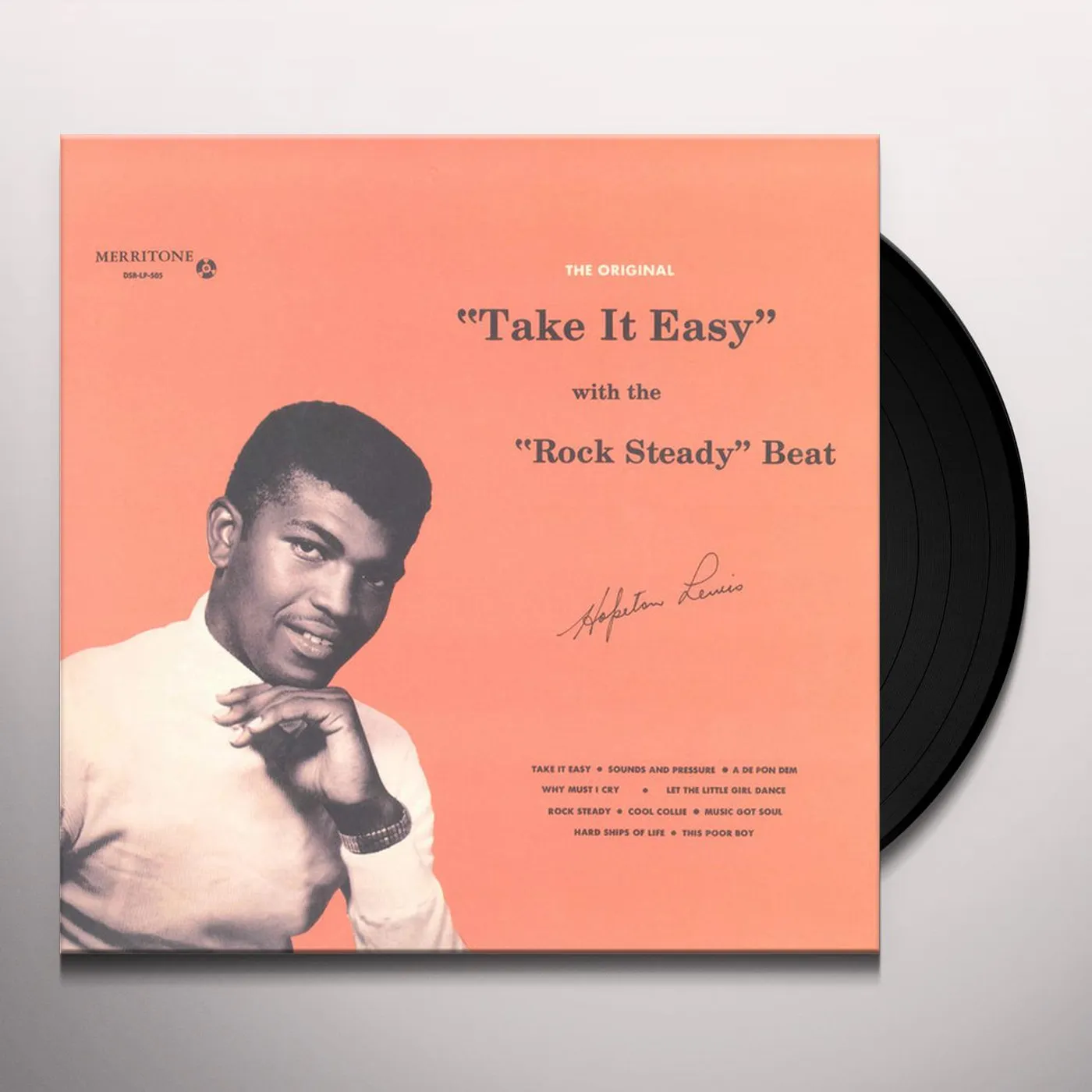 Hopeton Lewis Take It Easy With The Rock Steady Beat Vinyl Record