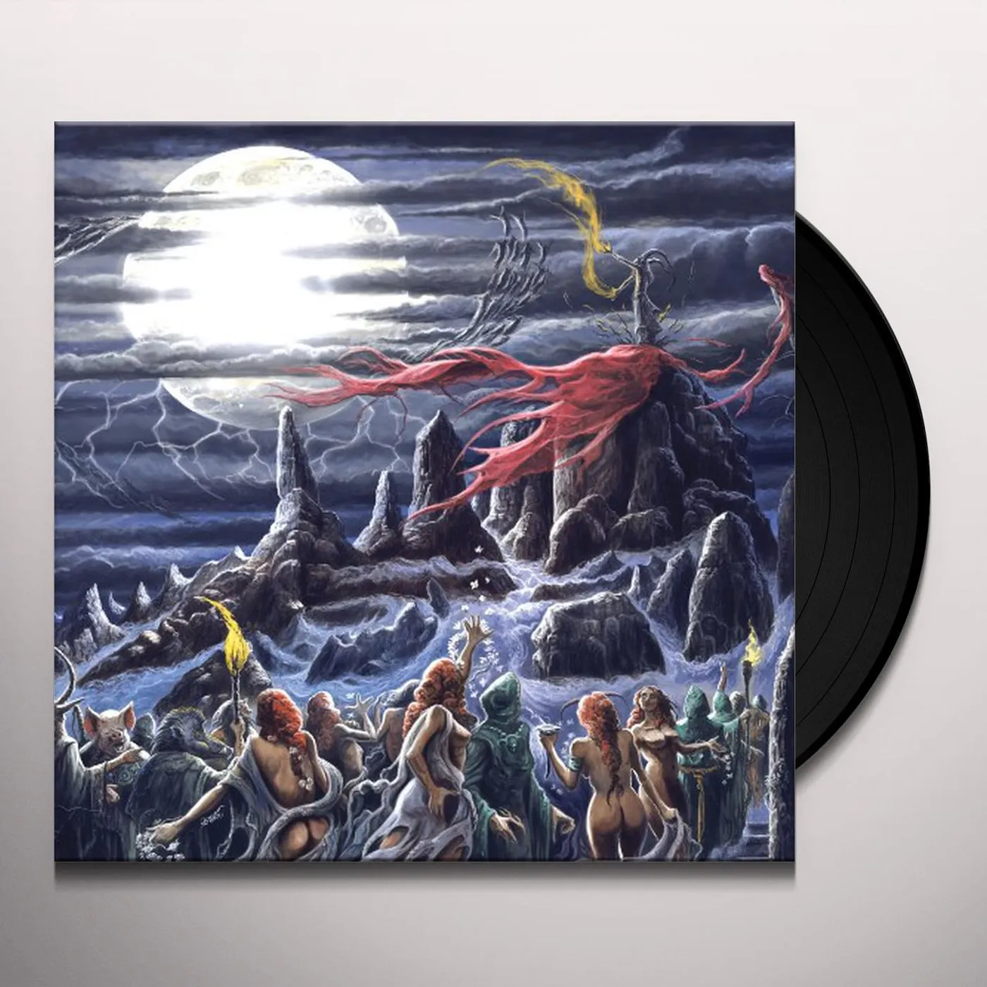 Varathron Glorification Under the Latin Moon Vinyl Record